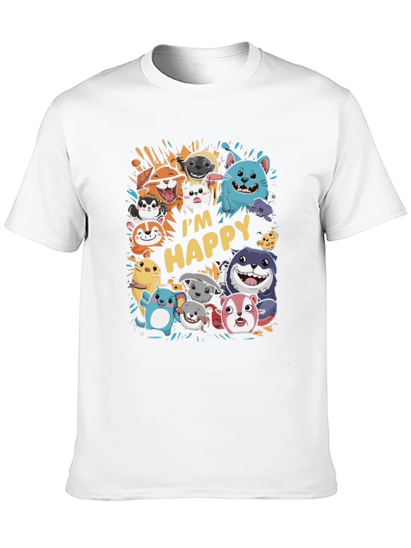 Im Happy Cartoon Animal T-Shirt