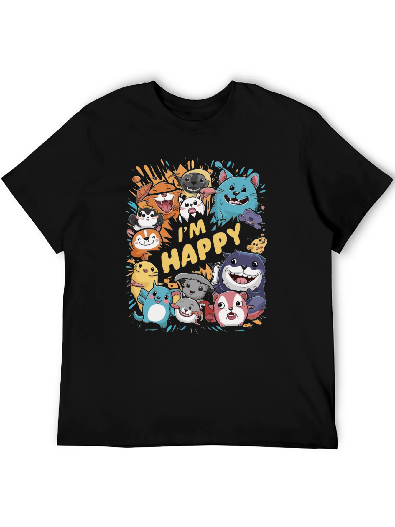 Im Happy Cartoon Animal T-Shirt
