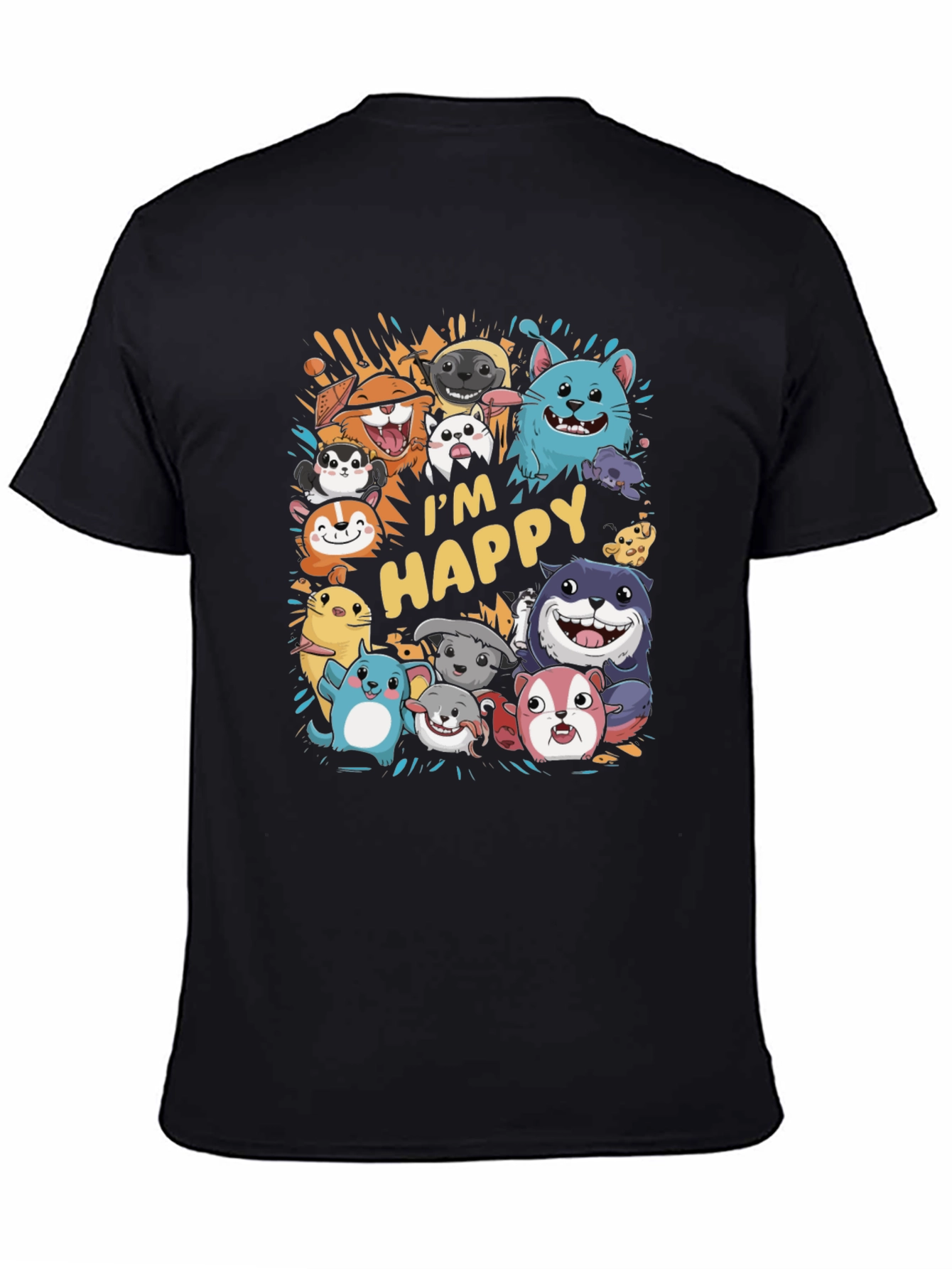 Im Happy Cartoon Animal T-Shirt