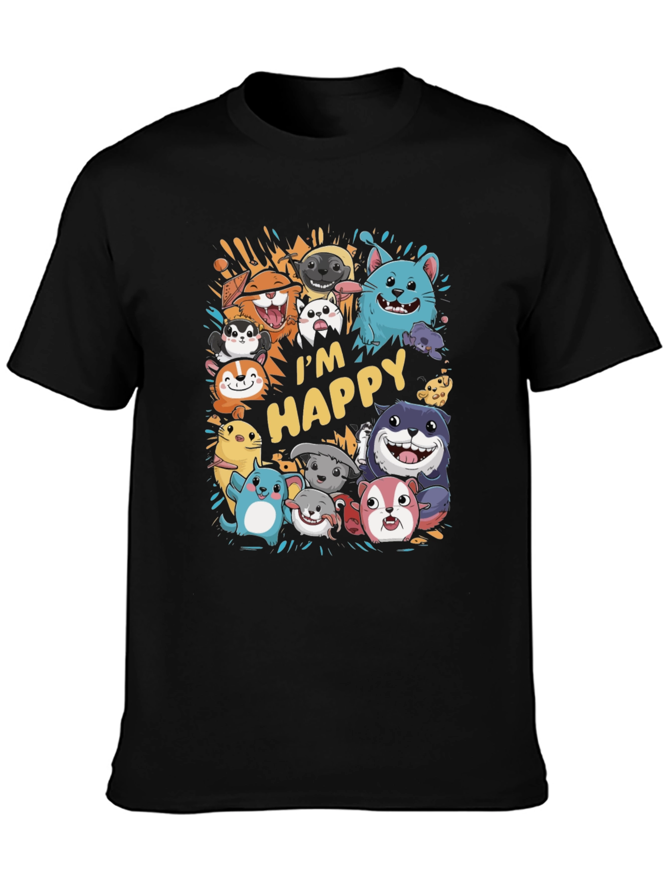 Im Happy Cartoon Animal T-Shirt