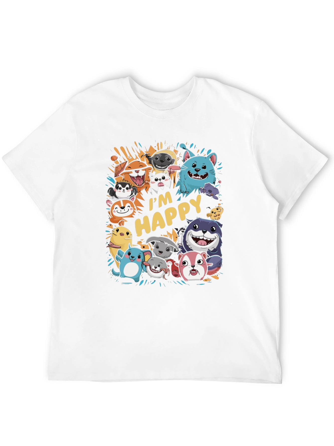 Im Happy Cartoon Animal T-Shirt