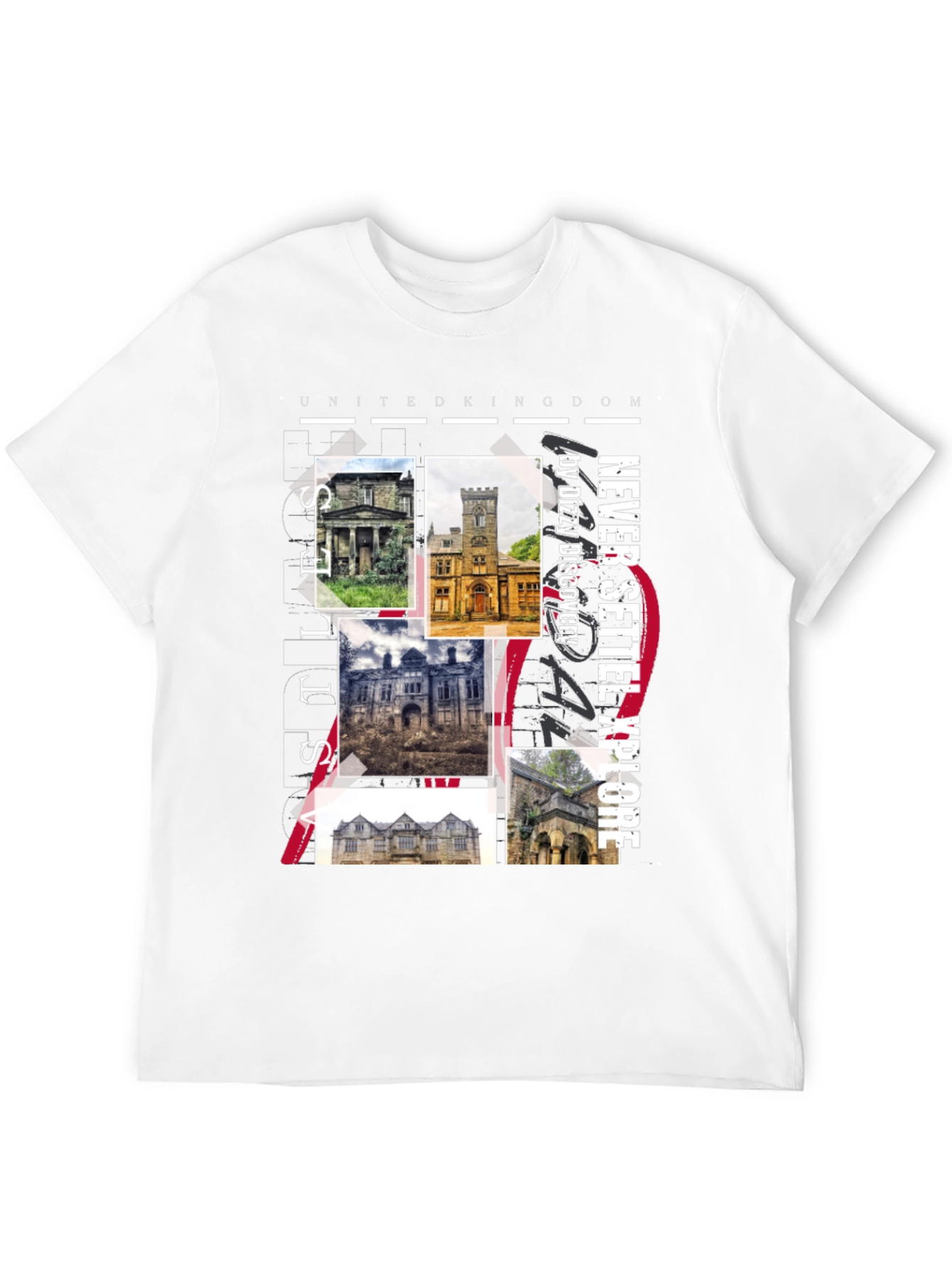 United Kingdom Castles Graphic Tee