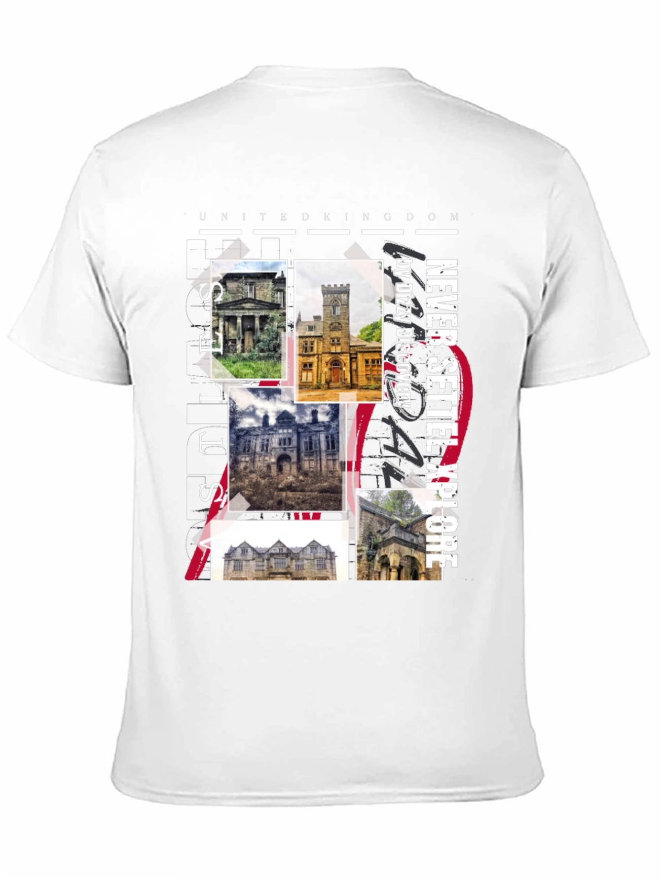 United Kingdom Castles Graphic Tee