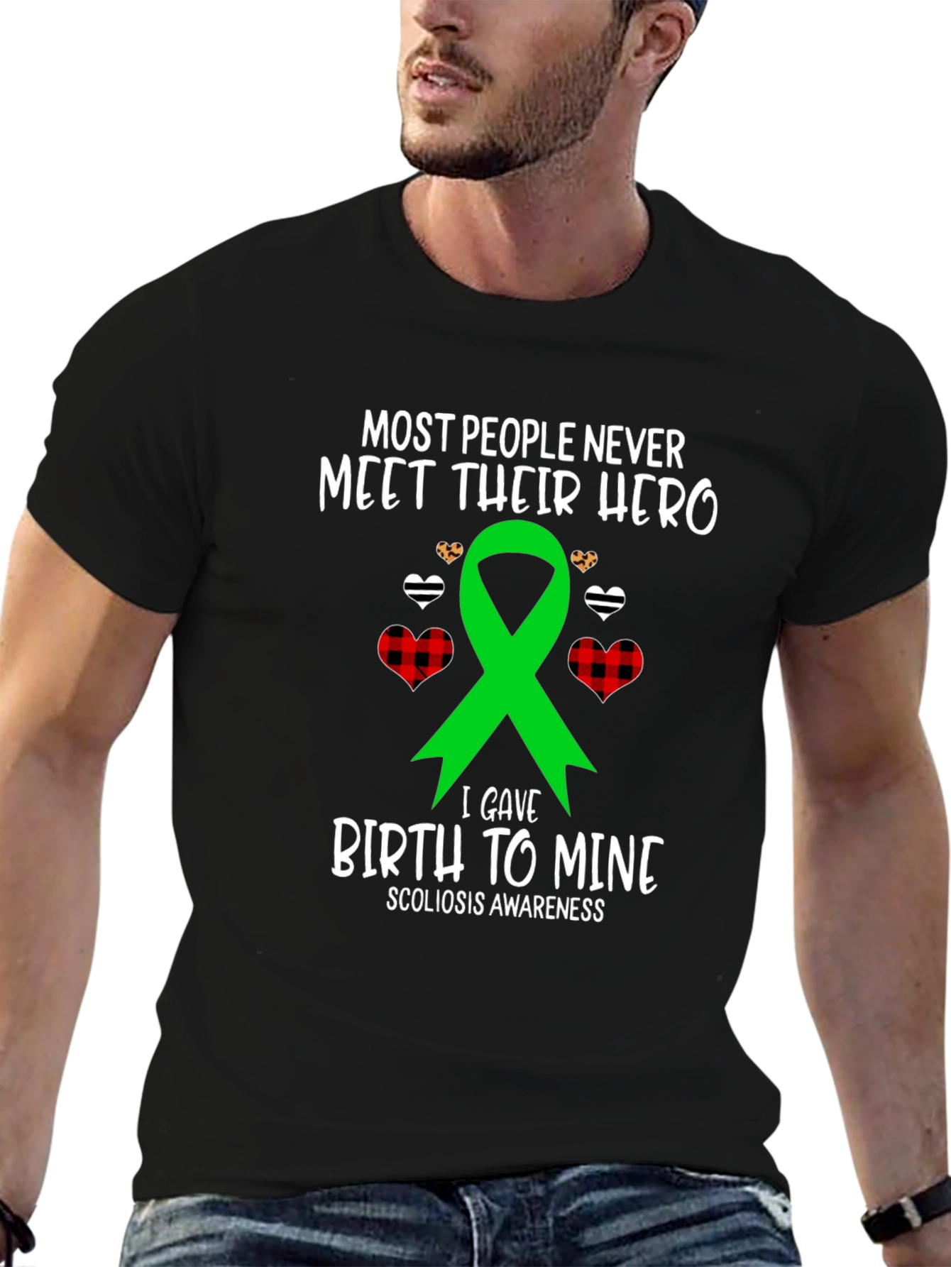 Hero Birth Scoliosis Awareness T-Shirt