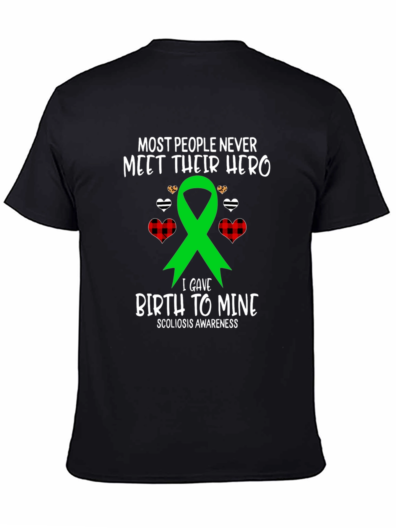 Hero Birth Scoliosis Awareness T-Shirt