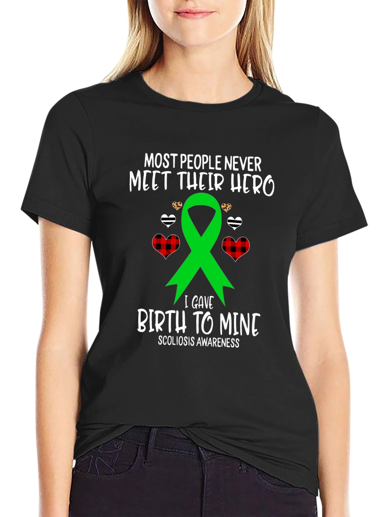 Hero Birth Scoliosis Awareness T-Shirt