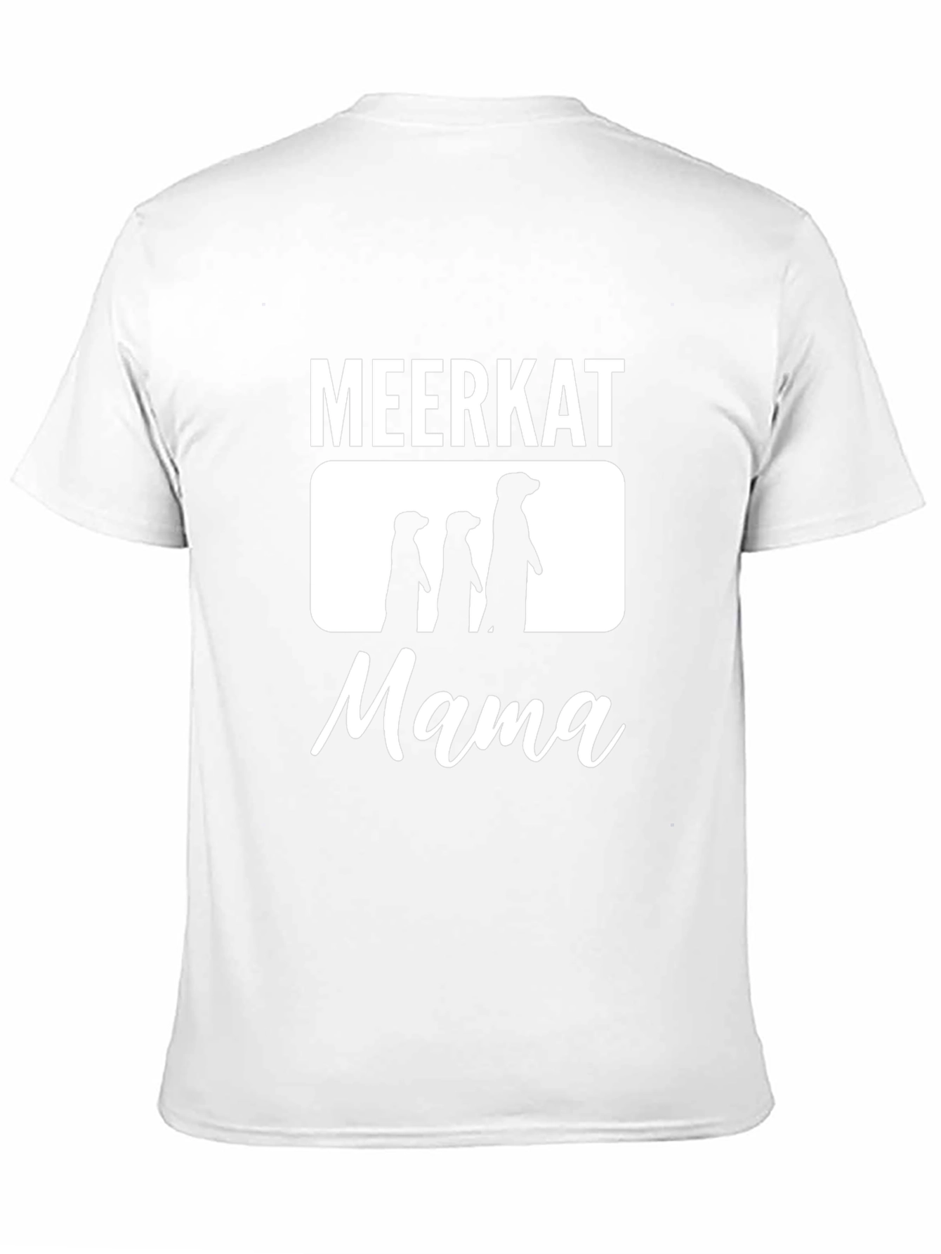 Meerkat Mama Graphic T-Shirt - Black