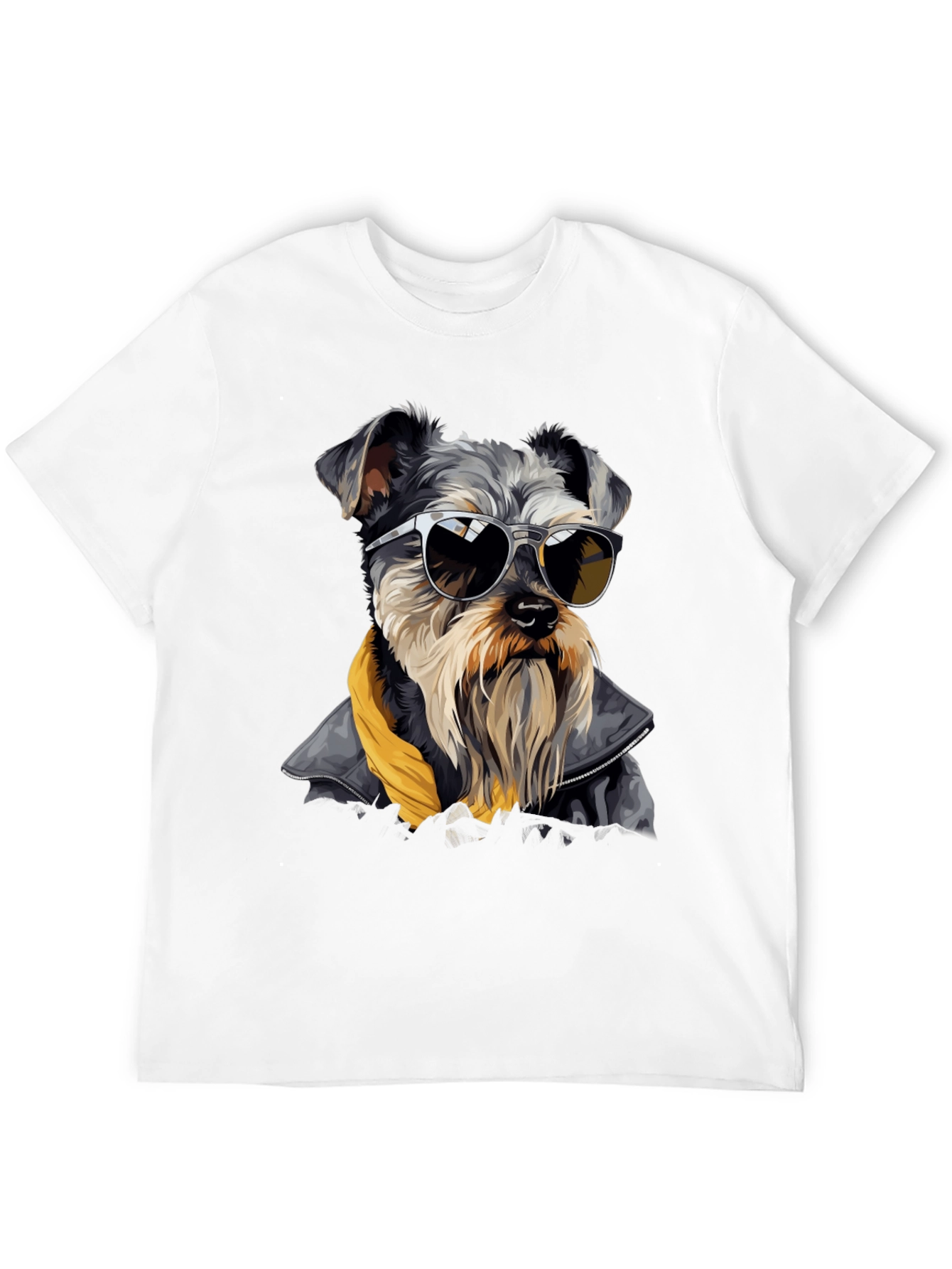 Cool Dog Graphic Tee - Black