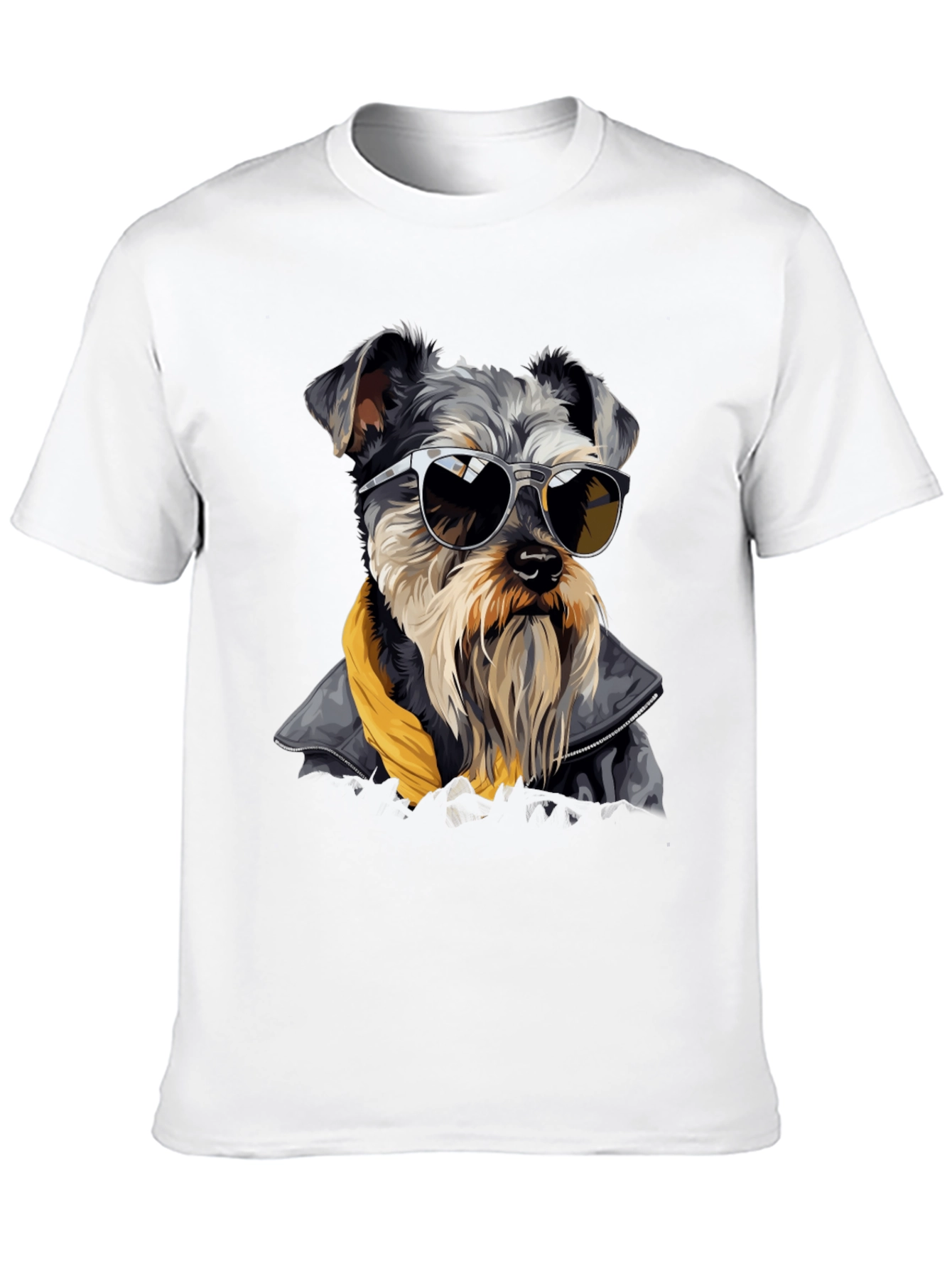 Cool Dog Graphic Tee - Black