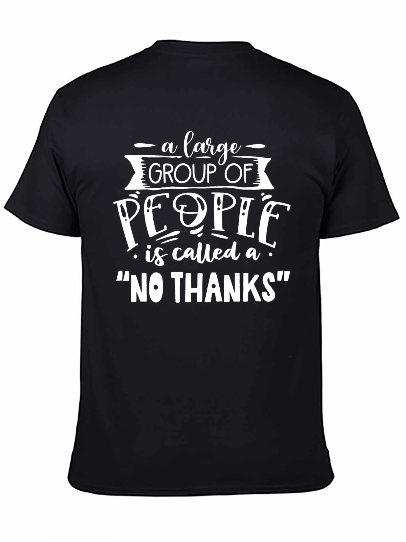 Funny No Thanks Graphic T-Shirt