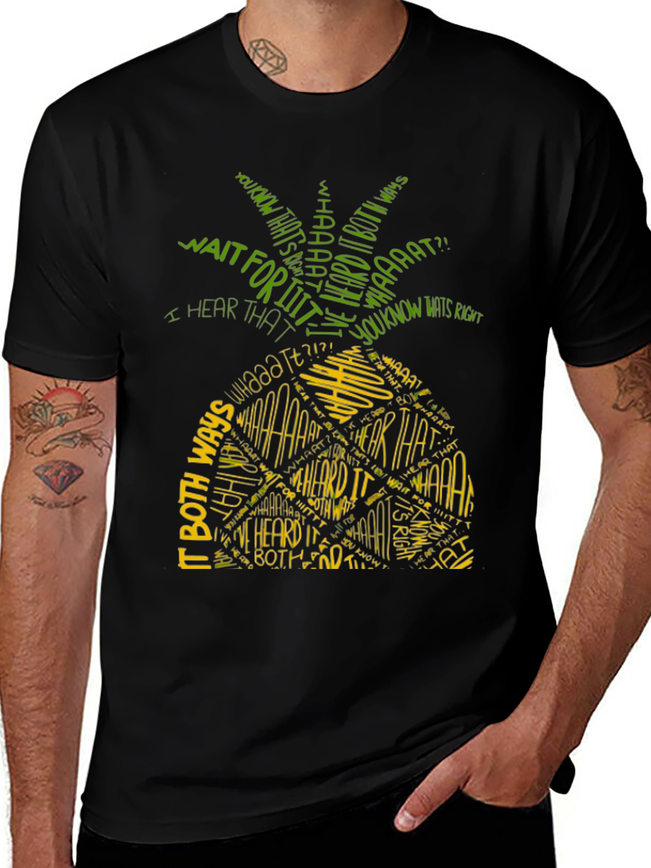 Pineapple T-Shirt - I Heard It Both Ways