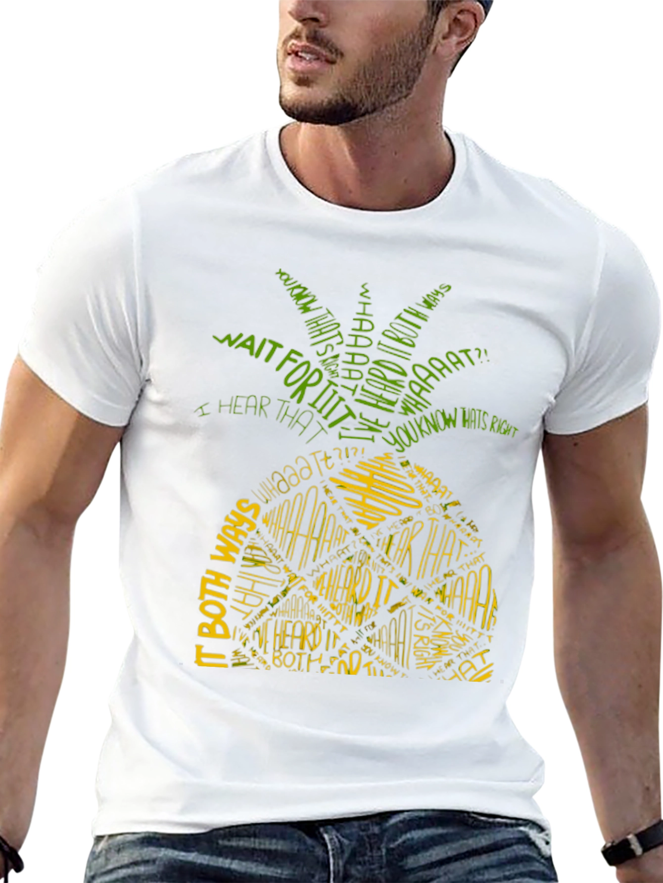 Pineapple T-Shirt - I Heard It Both Ways