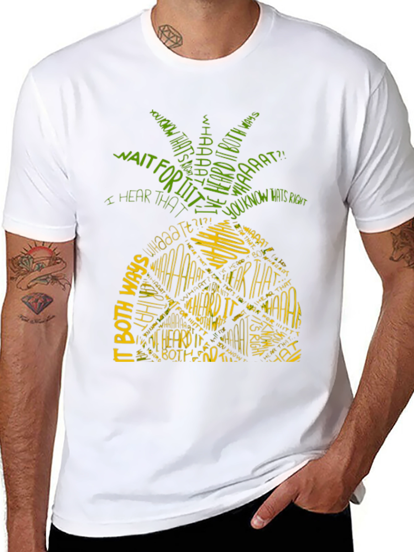 Pineapple T-Shirt - I Heard It Both Ways