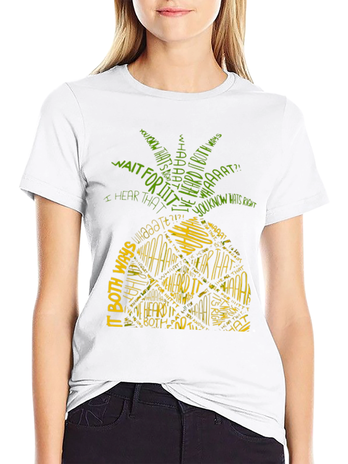 Pineapple T-Shirt - I Heard It Both Ways