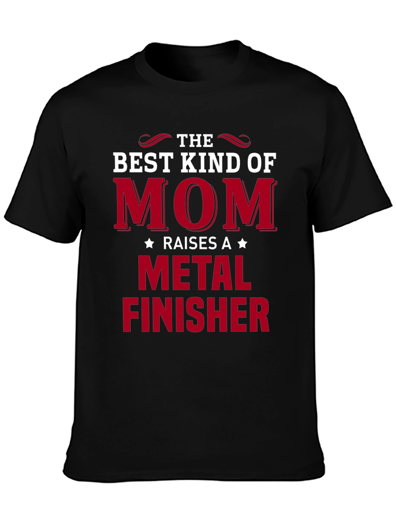 Best Kind of Mom Metal Finisher Graphic T-Shirt