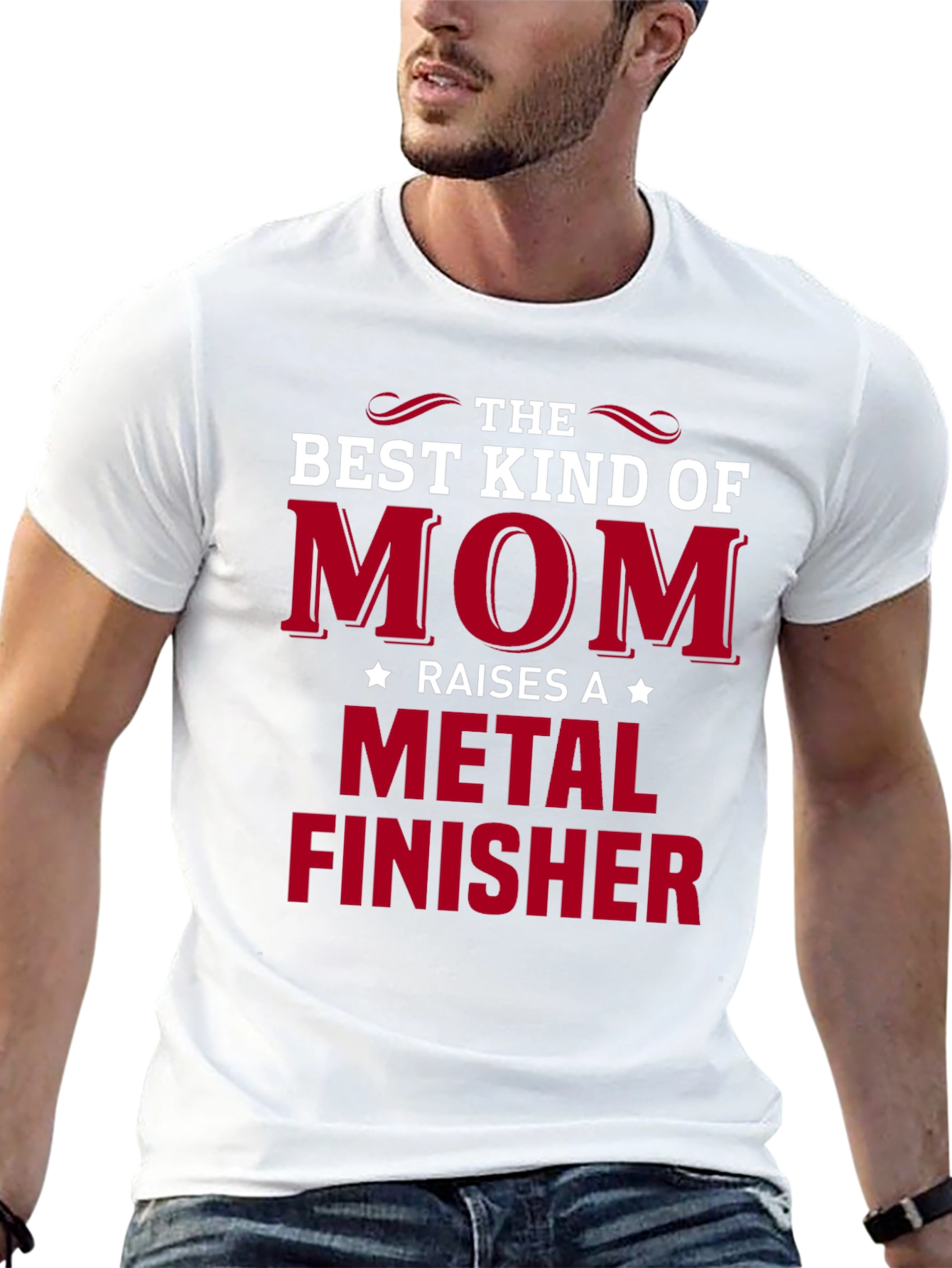 Best Kind of Mom Metal Finisher Graphic T-Shirt