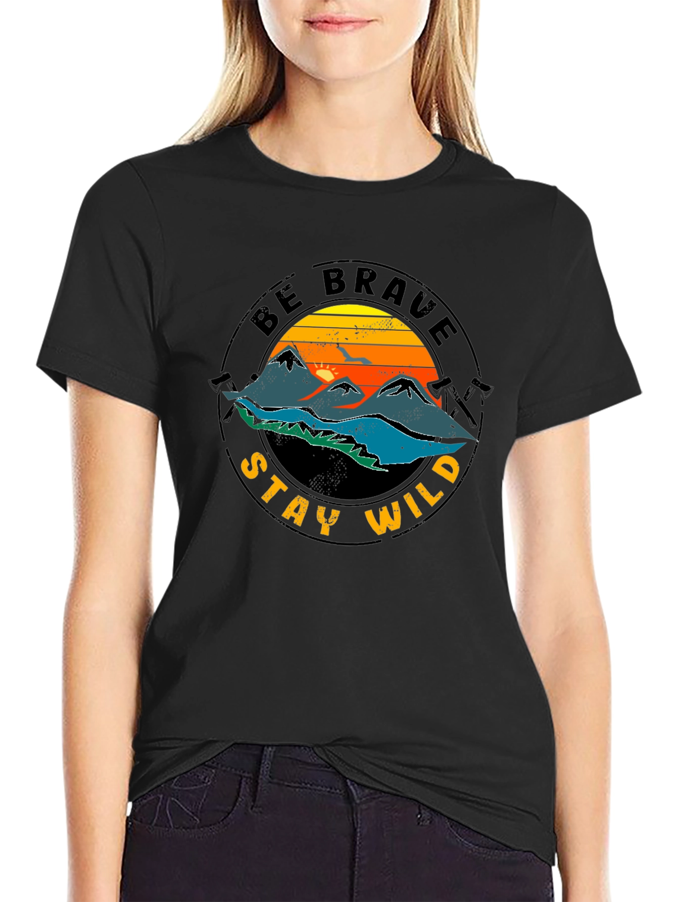 Be Brave Stay Wild Graphic Tee