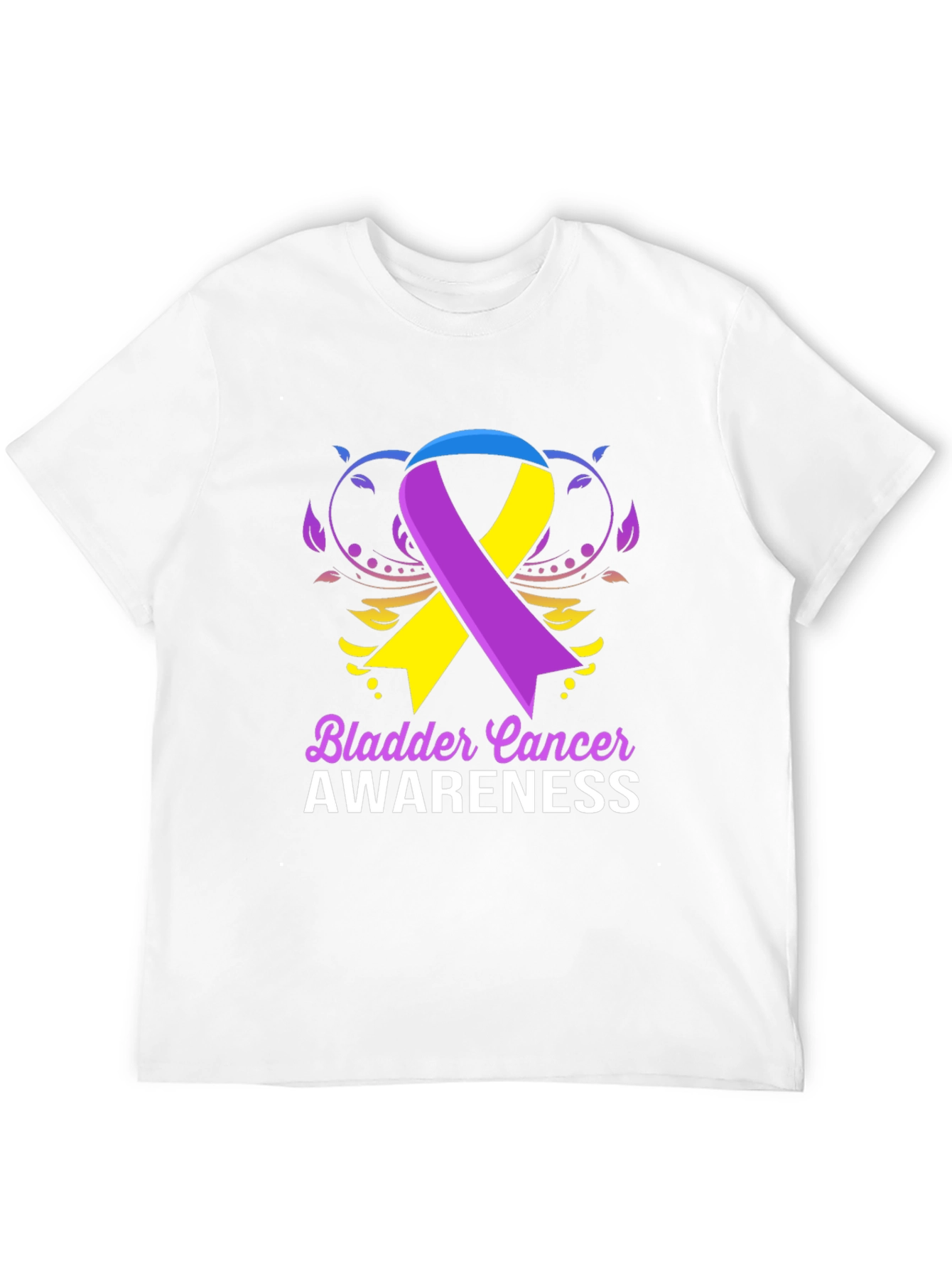 Bladder Cancer Awareness Ribbon T-Shirt