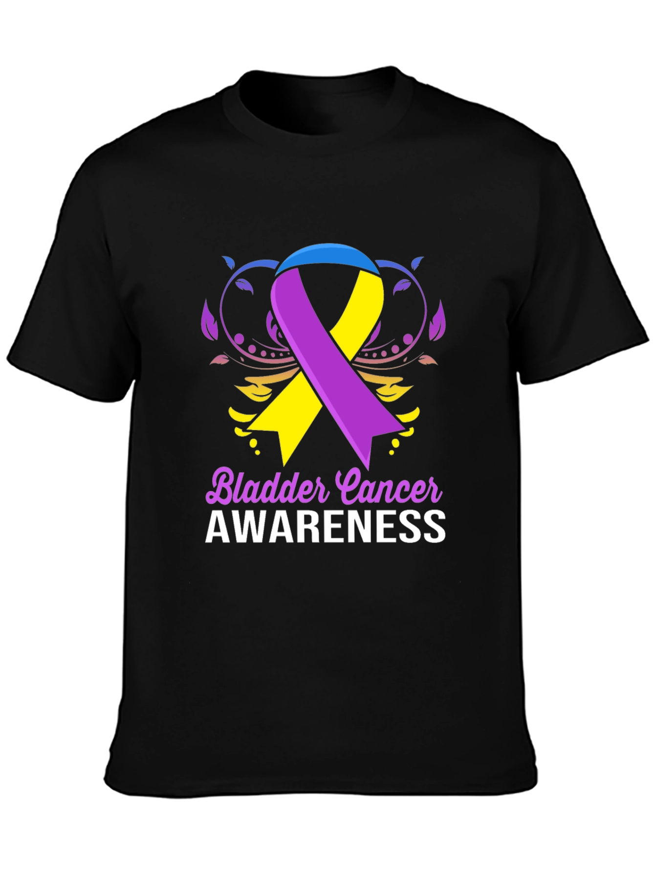 Bladder Cancer Awareness Ribbon T-Shirt