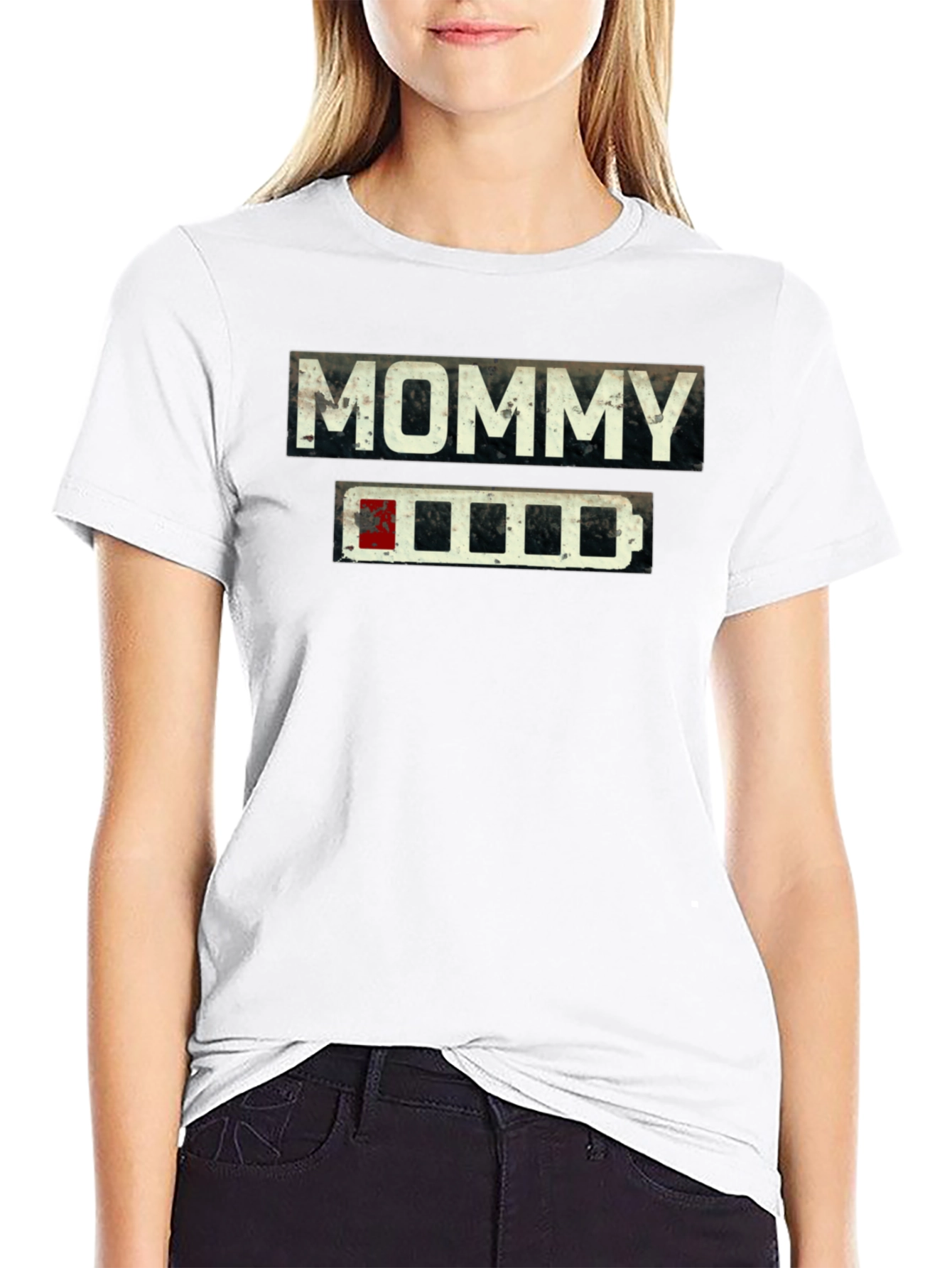 Mommy Low Battery Novelty T-Shirt