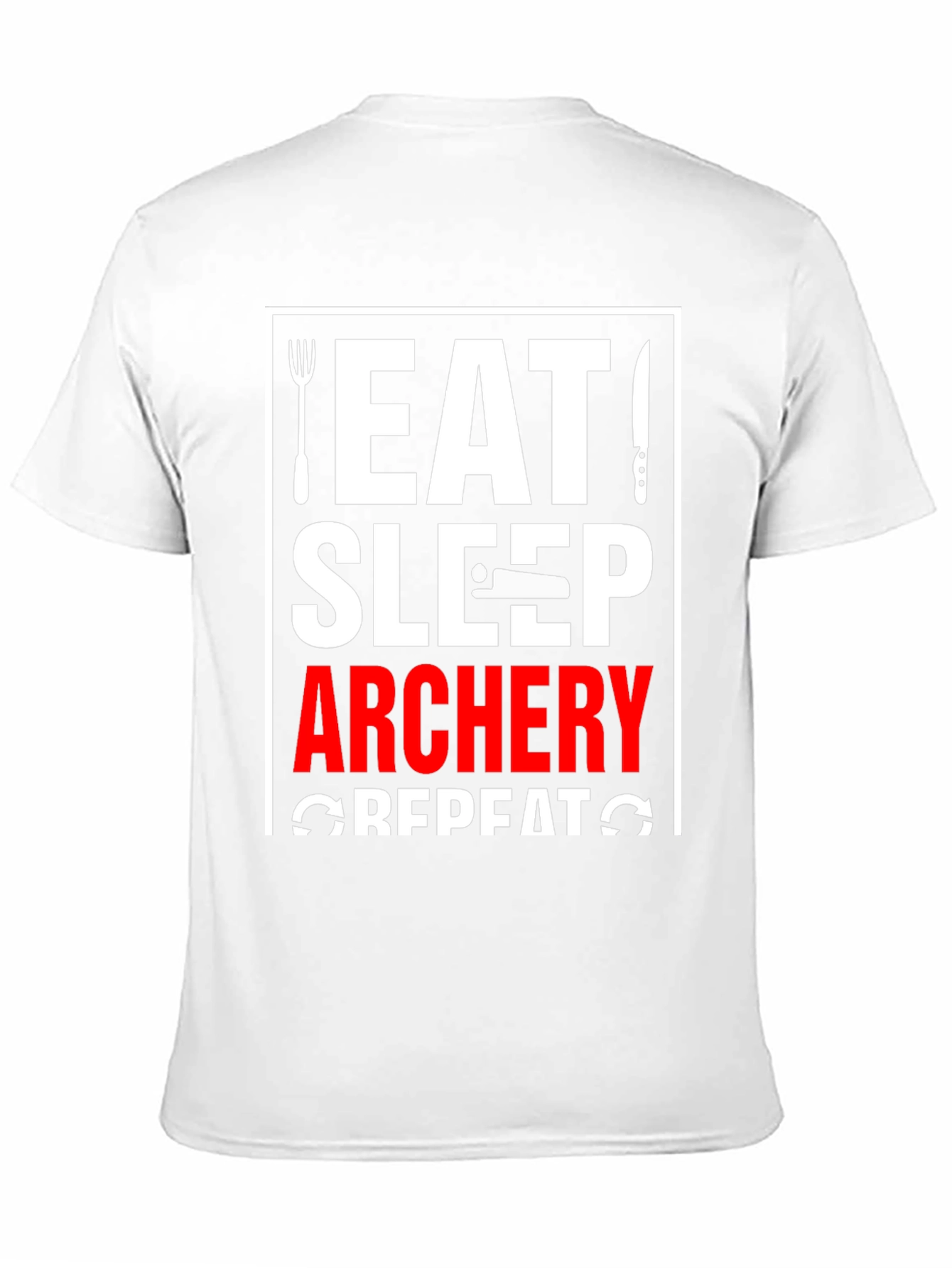 Eat Sleep Archery Repeat Graphic Tee