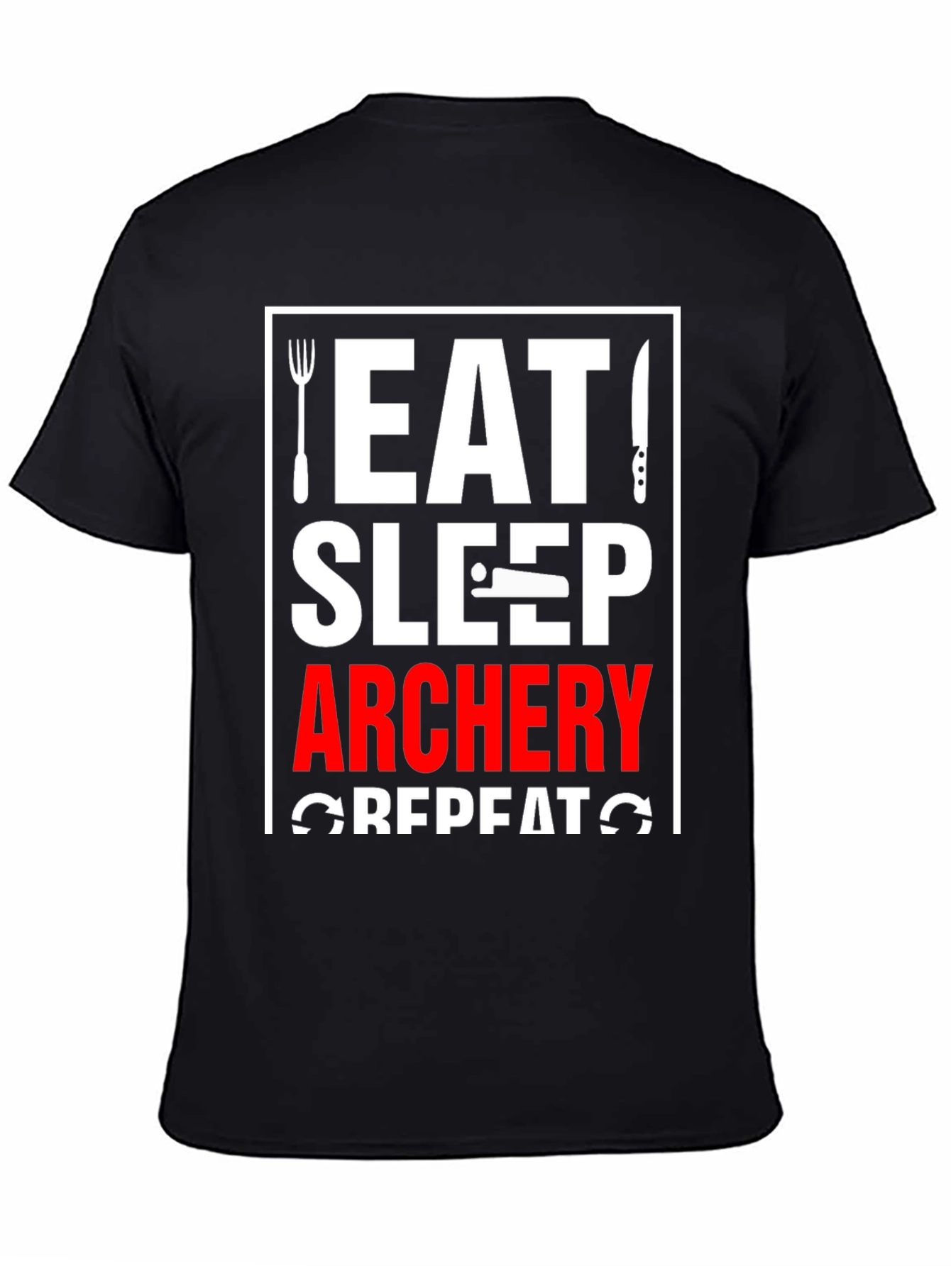 Eat Sleep Archery Repeat Graphic Tee
