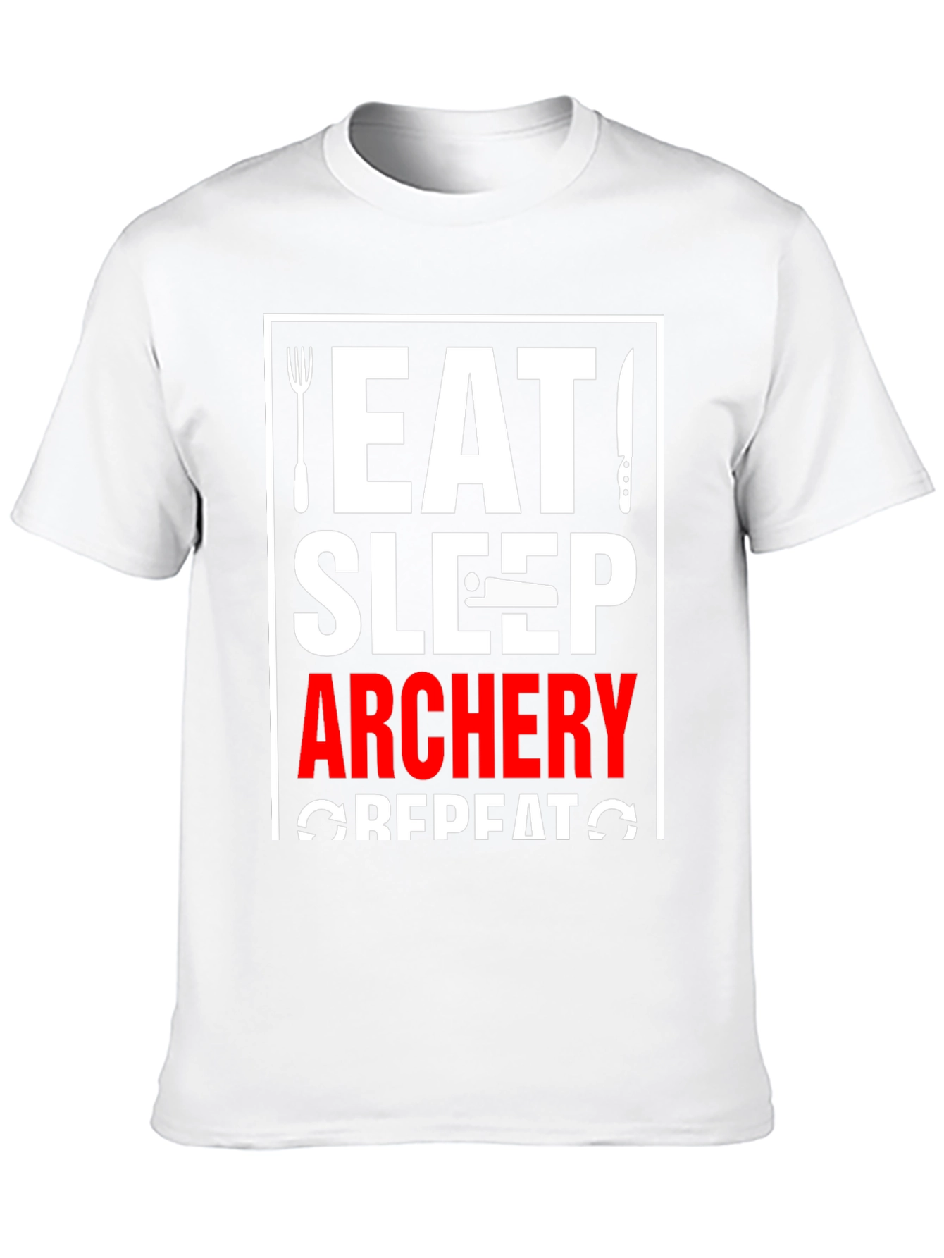 Eat Sleep Archery Repeat Graphic Tee