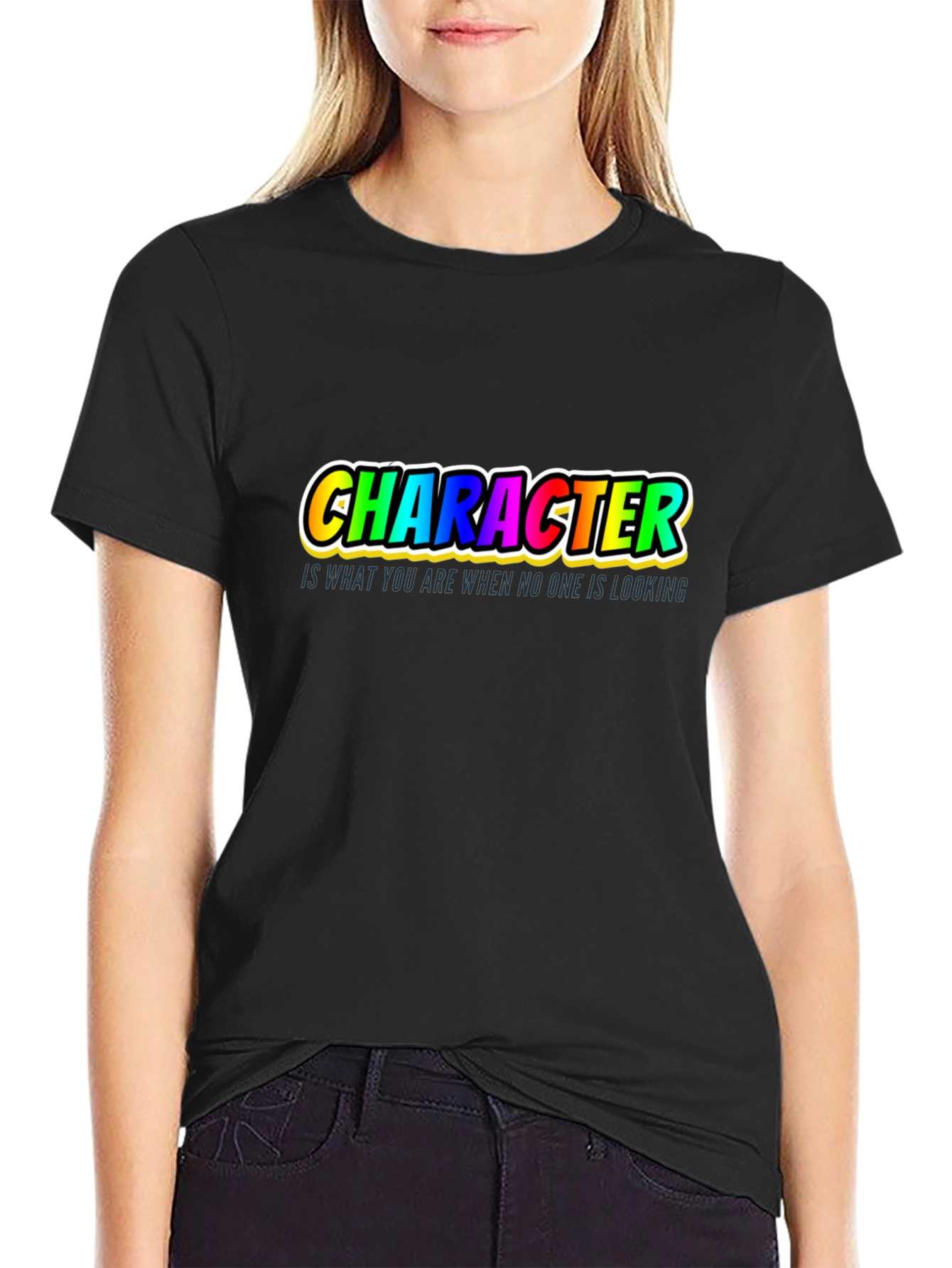 Character Quote T-Shirt - Inspiring Graphic Tee