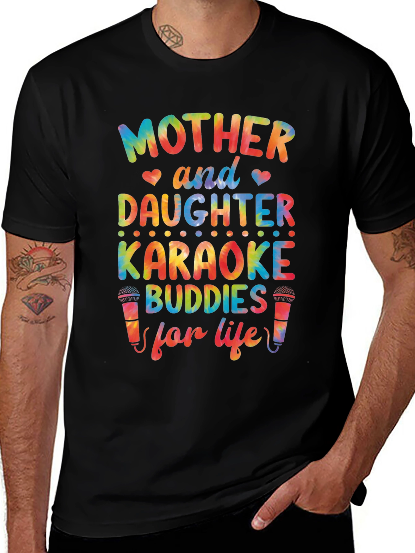 Mother & Daughter Karaoke Buddies T-Shirt