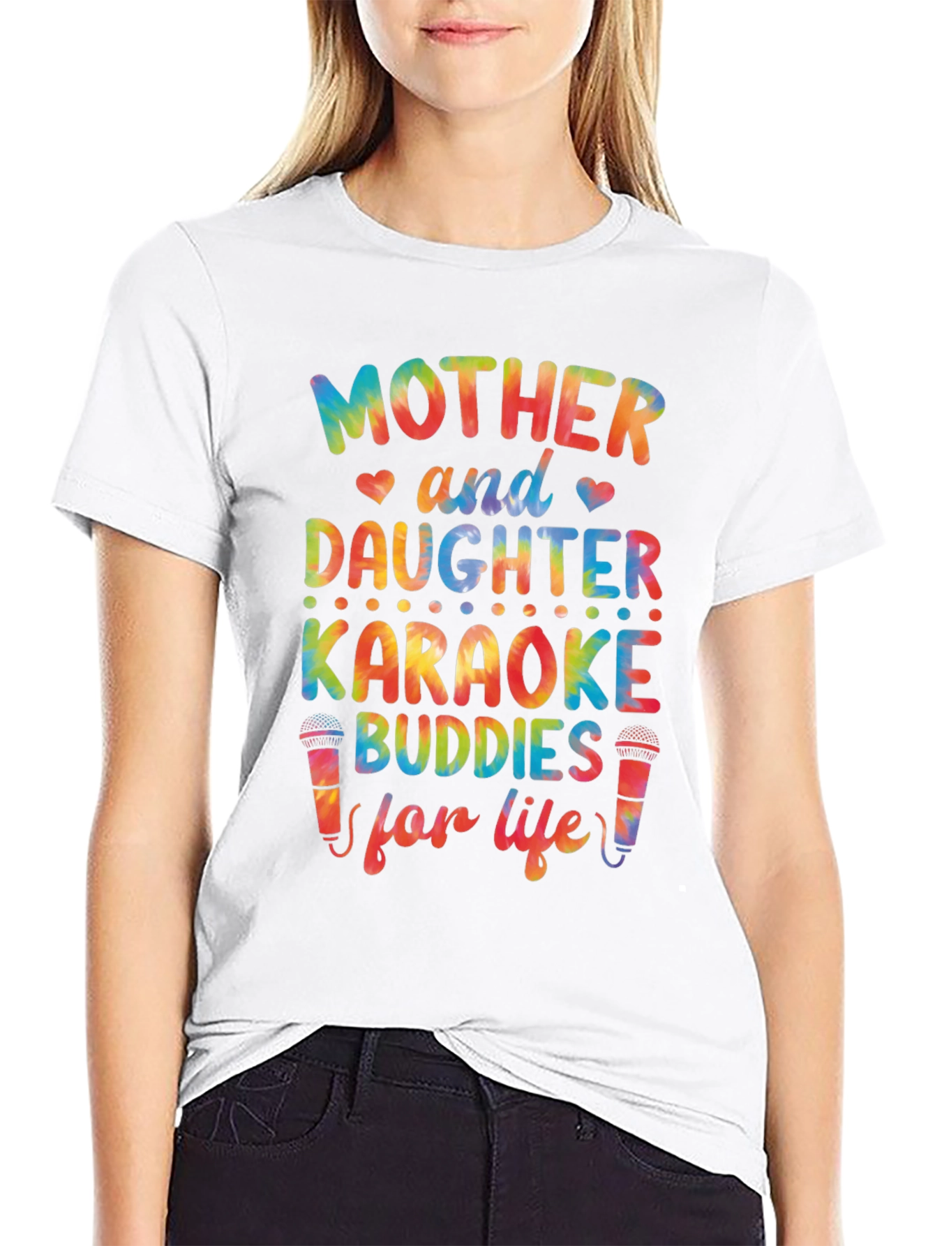 Mother & Daughter Karaoke Buddies T-Shirt