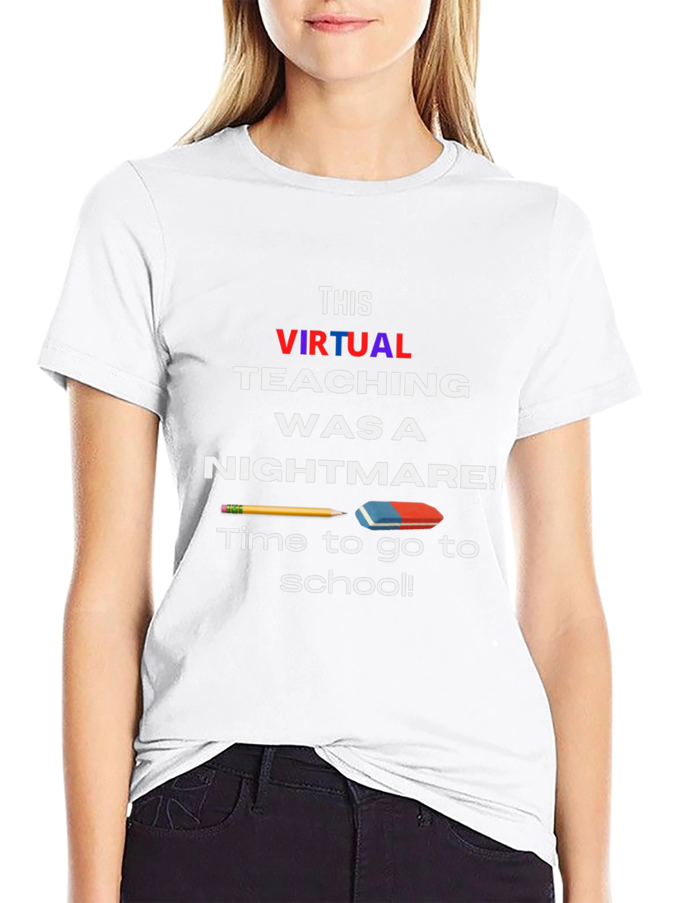 Virtual Teaching Nightmare T-Shirt