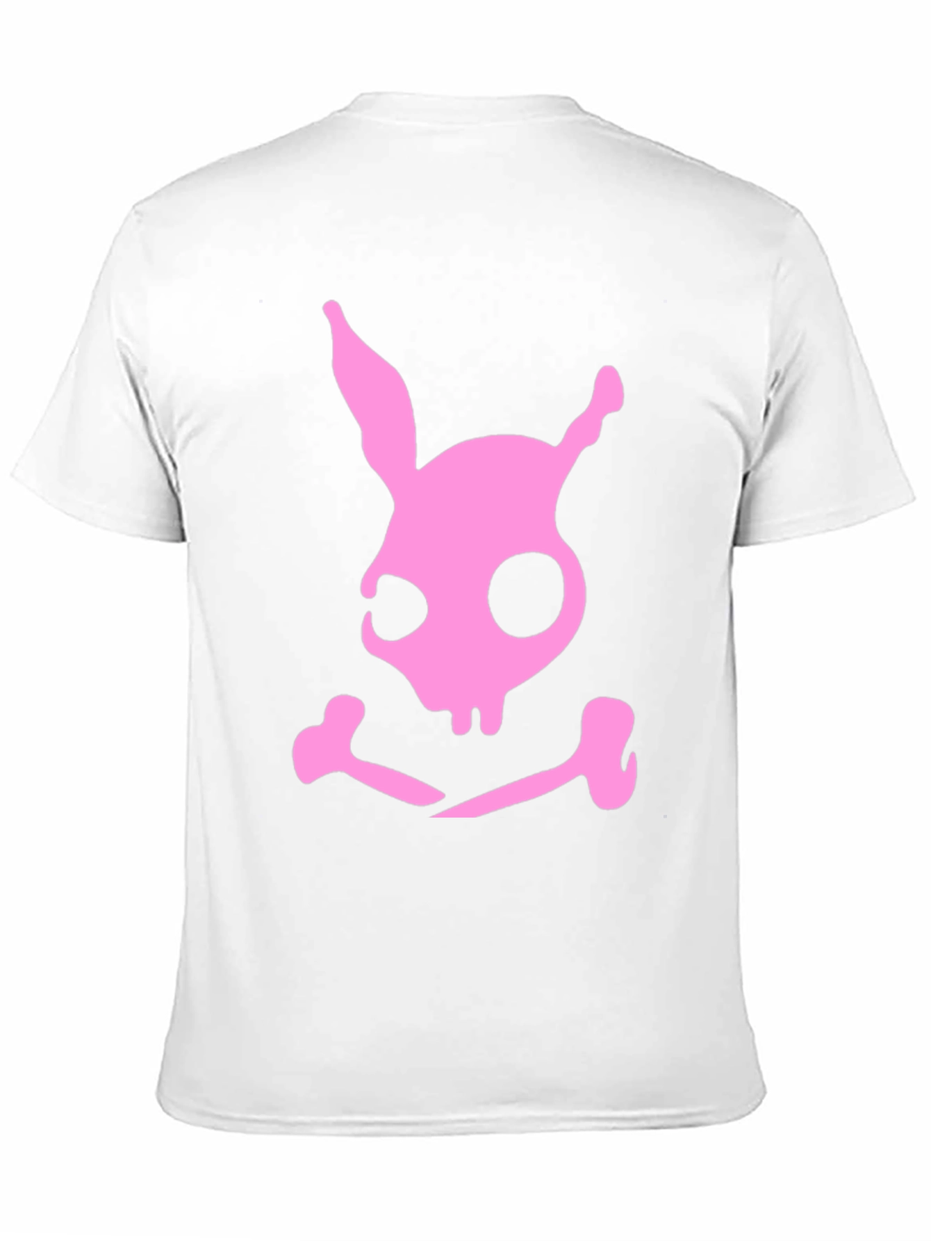 Skull Bunny Graphic T-Shirt - Black