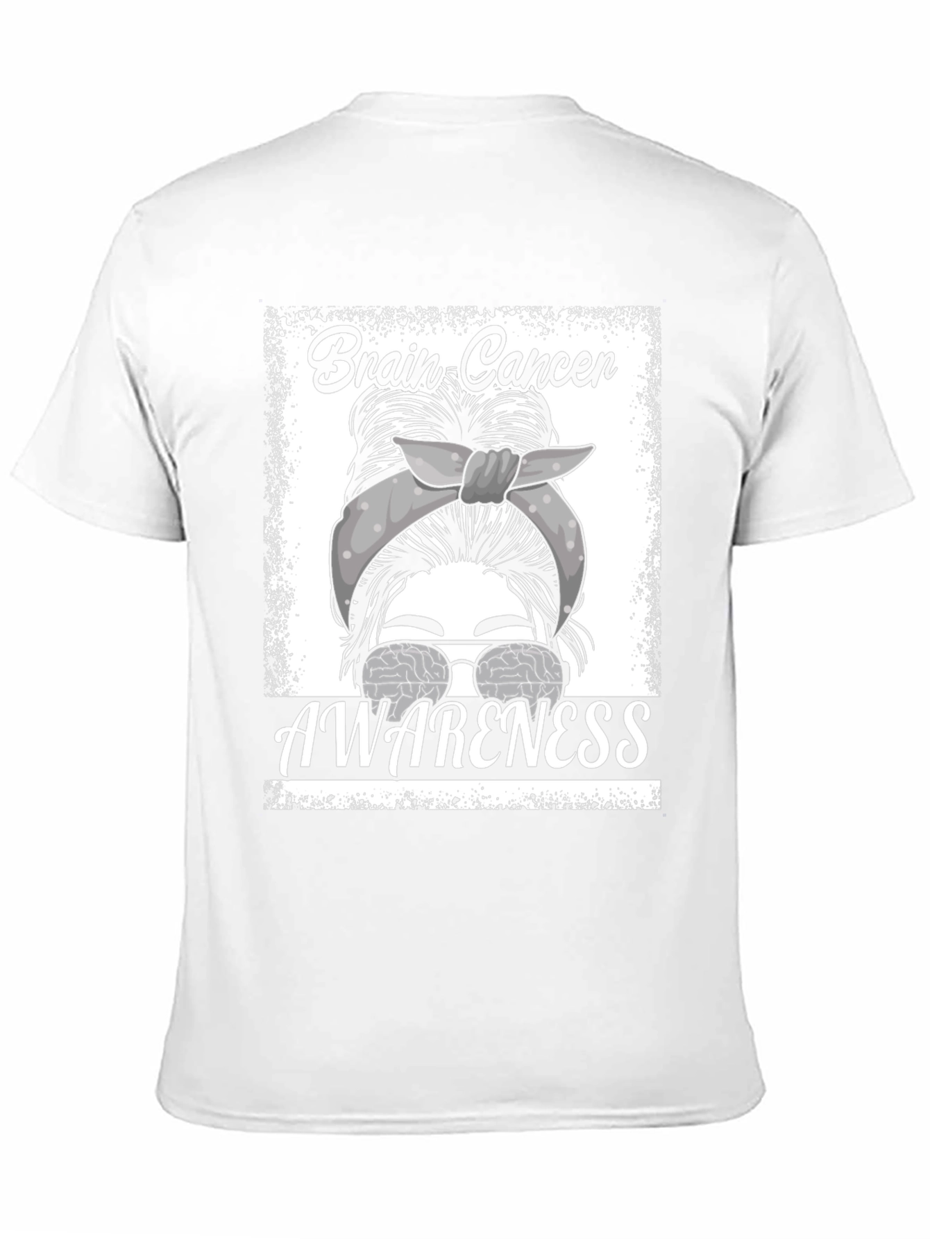 Brain Cancer Awareness Graphic T-Shirt