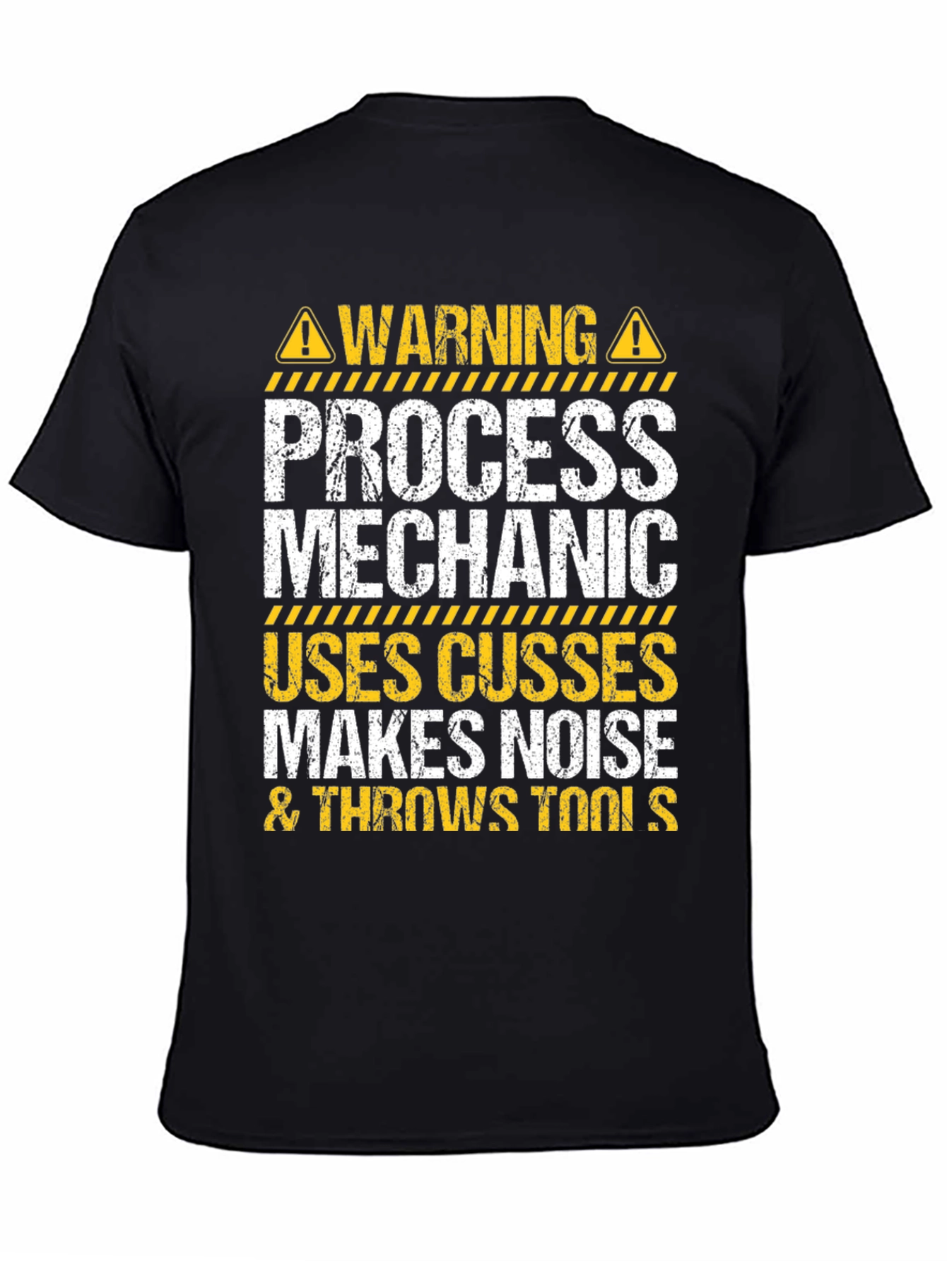 Process Mechanic Warning Graphic T-Shirt