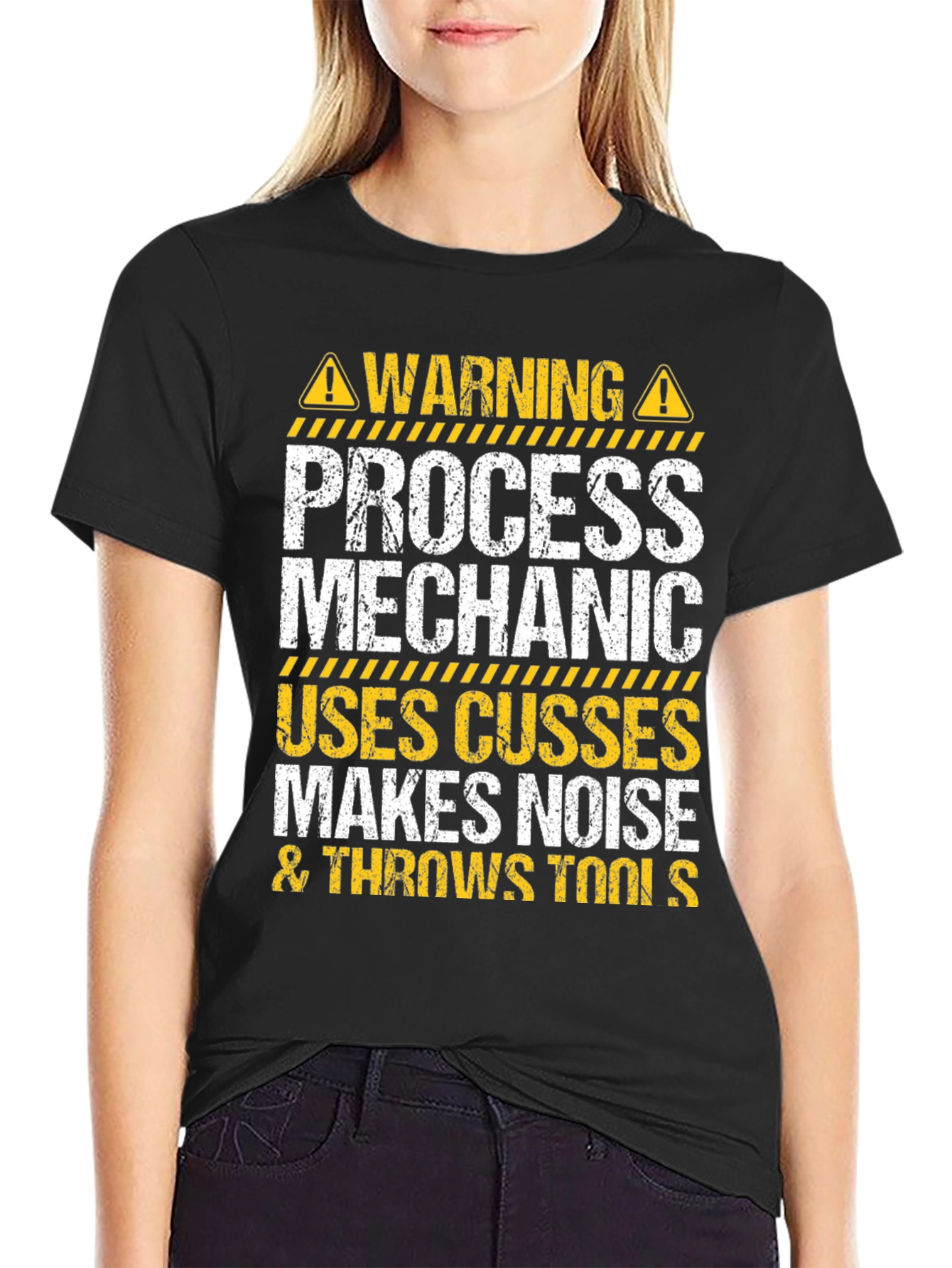 Process Mechanic Warning Graphic T-Shirt
