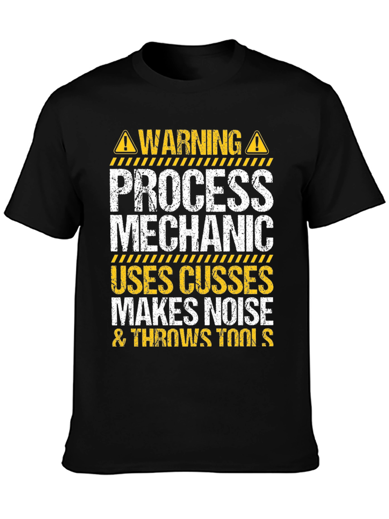 Process Mechanic Warning Graphic T-Shirt