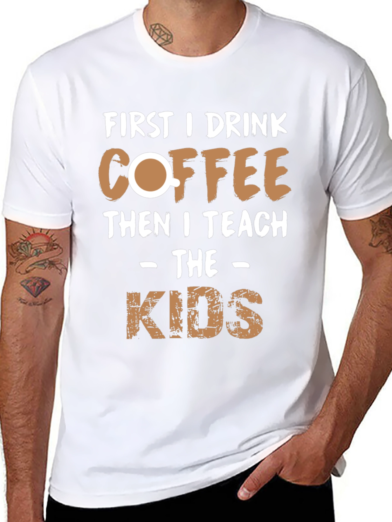 Coffee Then Kids T-Shirt