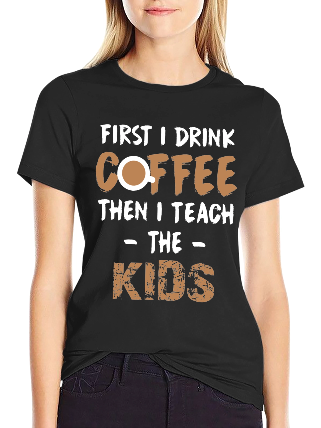 Coffee Then Kids T-Shirt