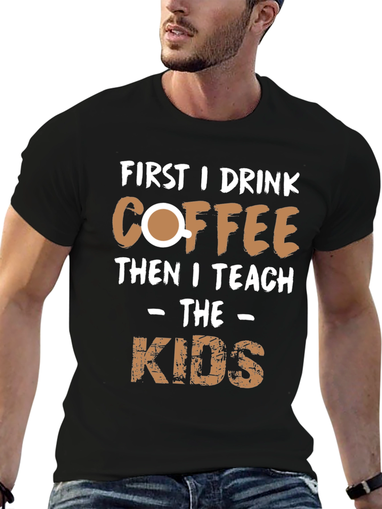 Coffee Then Kids T-Shirt