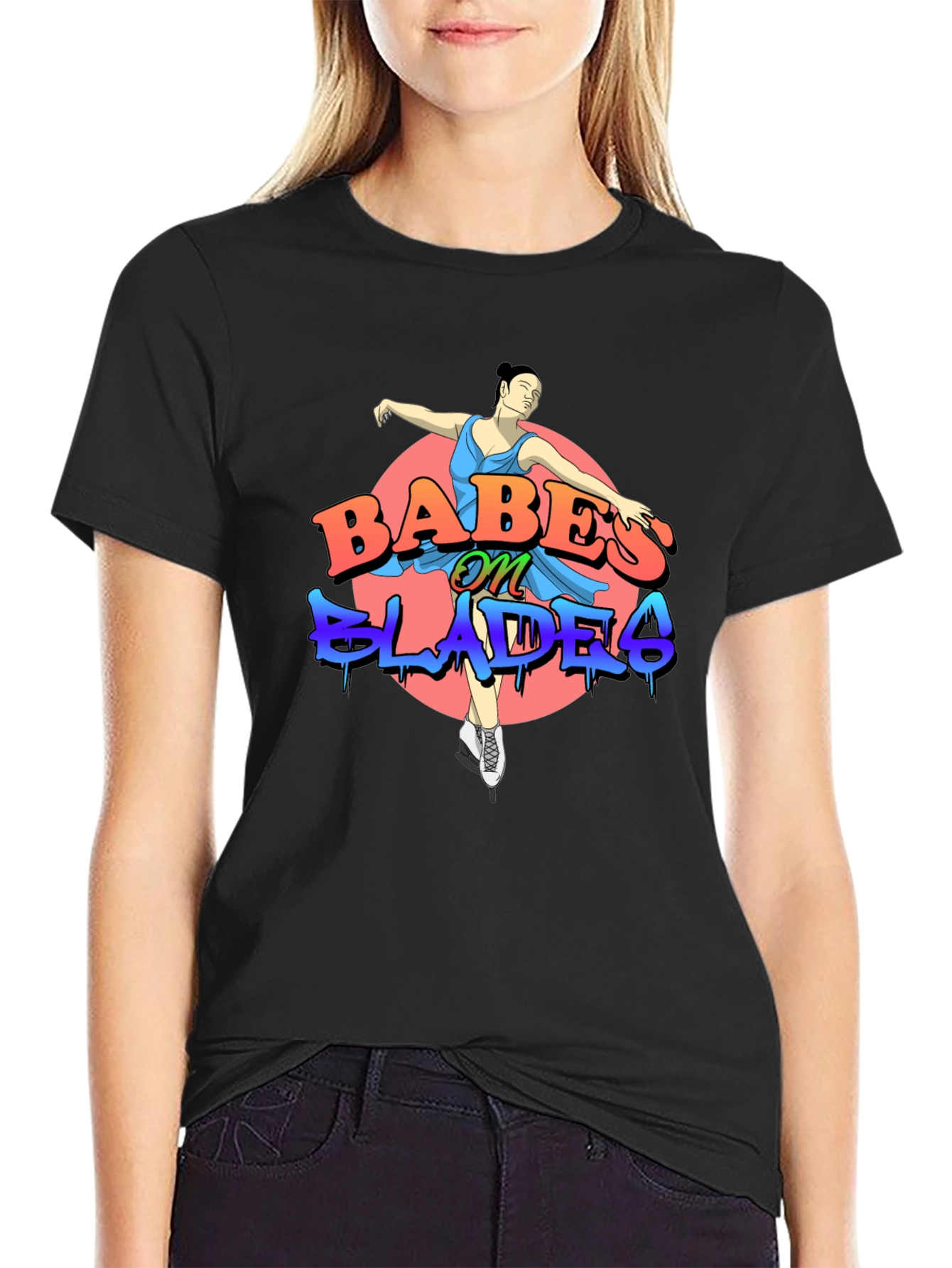 Babes on Blades Graphic T-Shirt