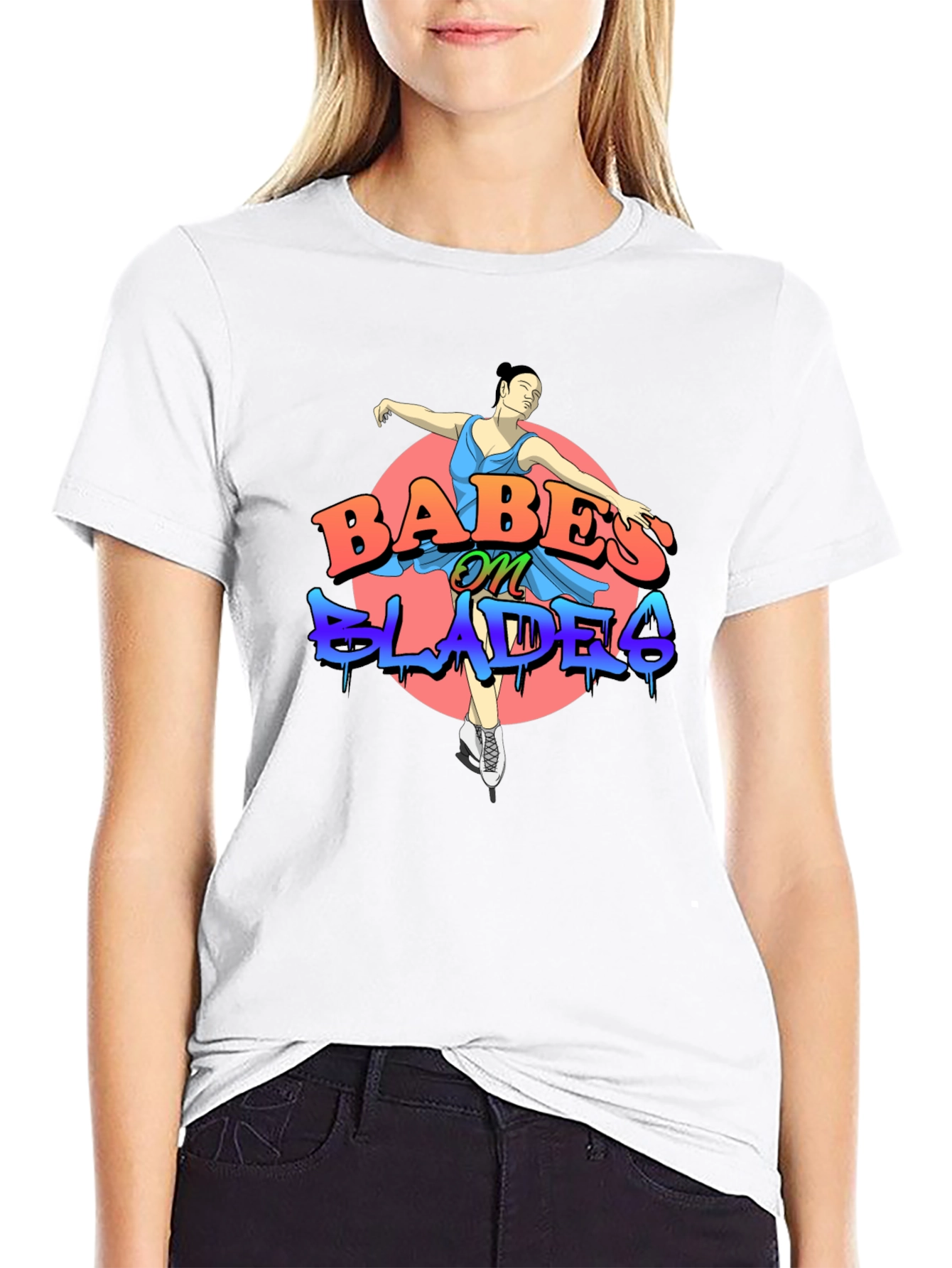 Babes on Blades Graphic T-Shirt