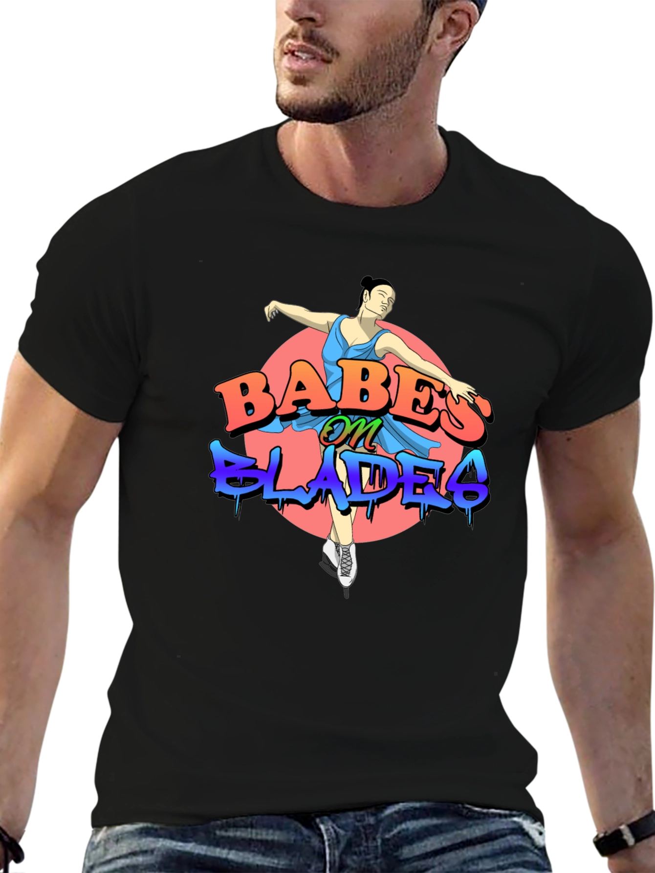 Babes on Blades Graphic T-Shirt