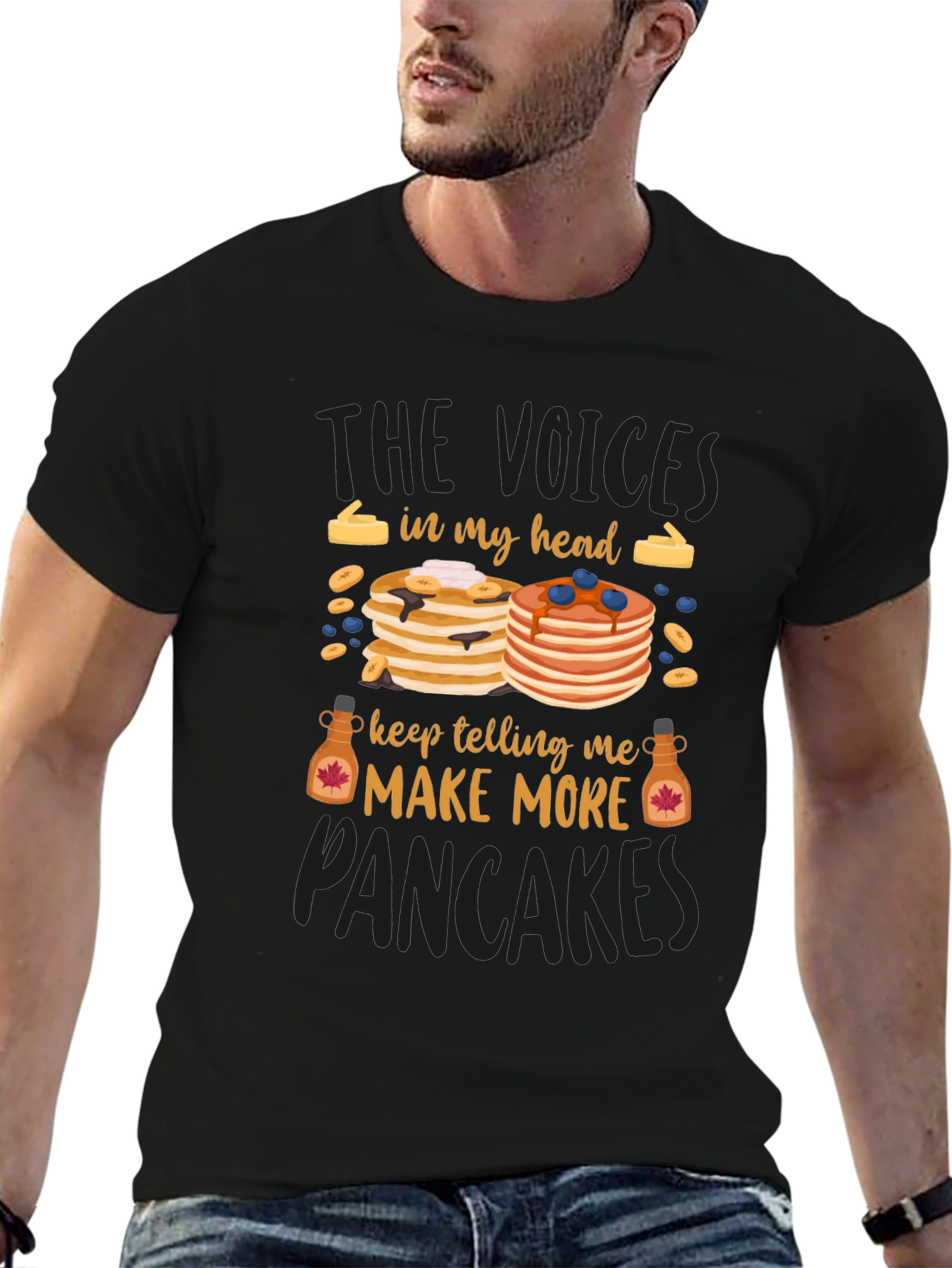 Pancake Lover T-Shirt - The Voices in My Head