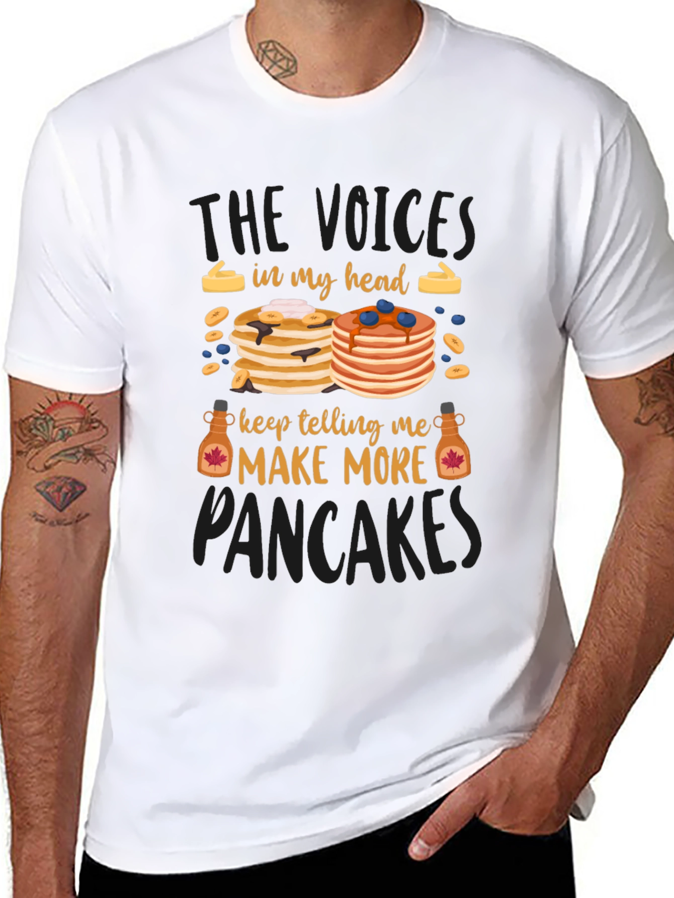 Pancake Lover T-Shirt - The Voices in My Head