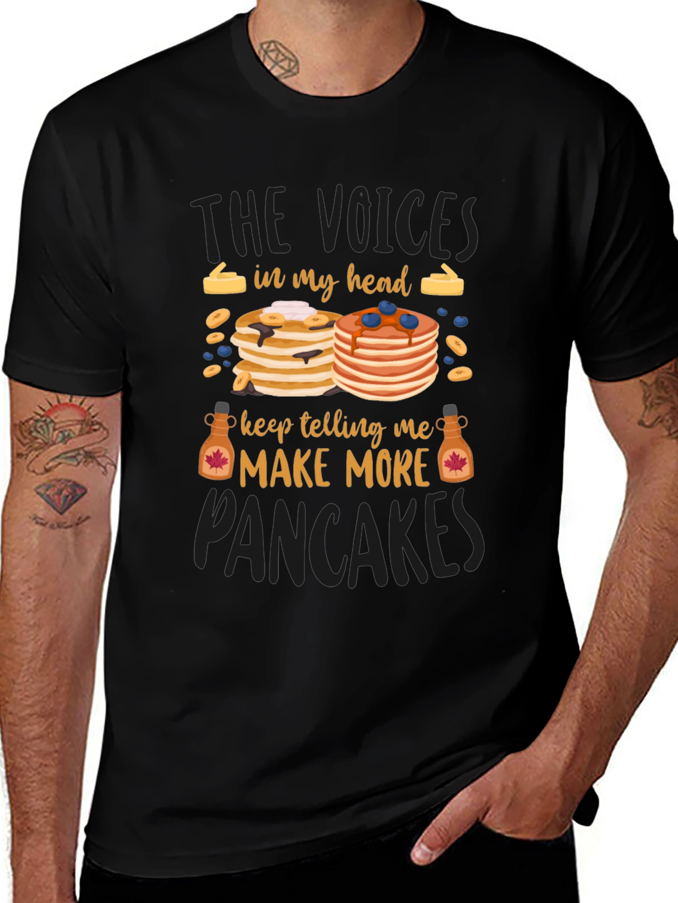 Pancake Lover T-Shirt - The Voices in My Head