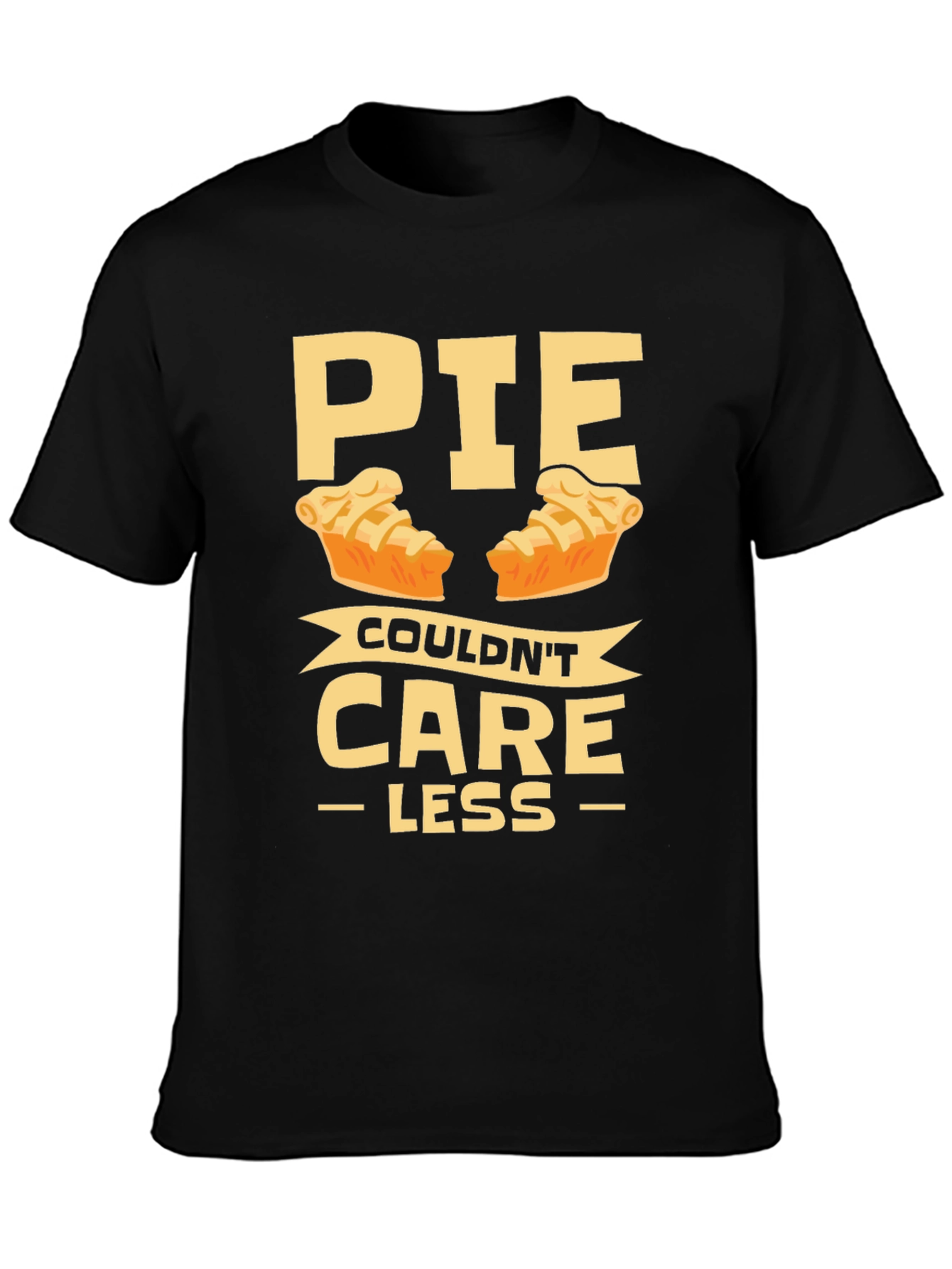 Pie Couldnt Care Less Funny T-Shirt