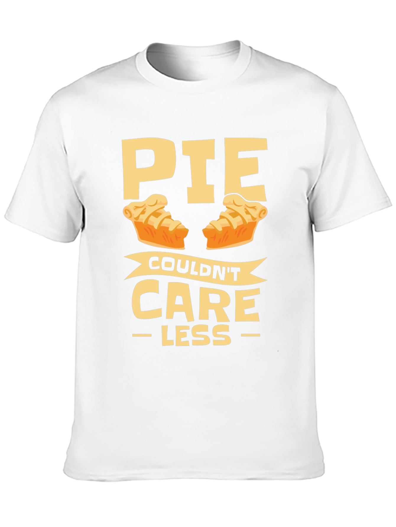 Pie Couldnt Care Less Funny T-Shirt