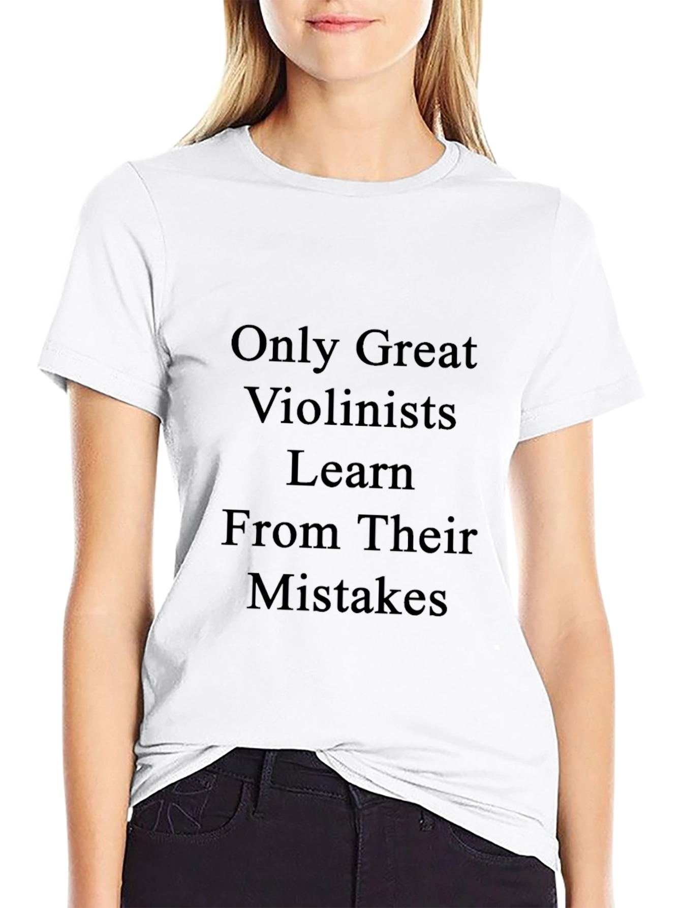 Violinist T-Shirt: Learn From Mistakes