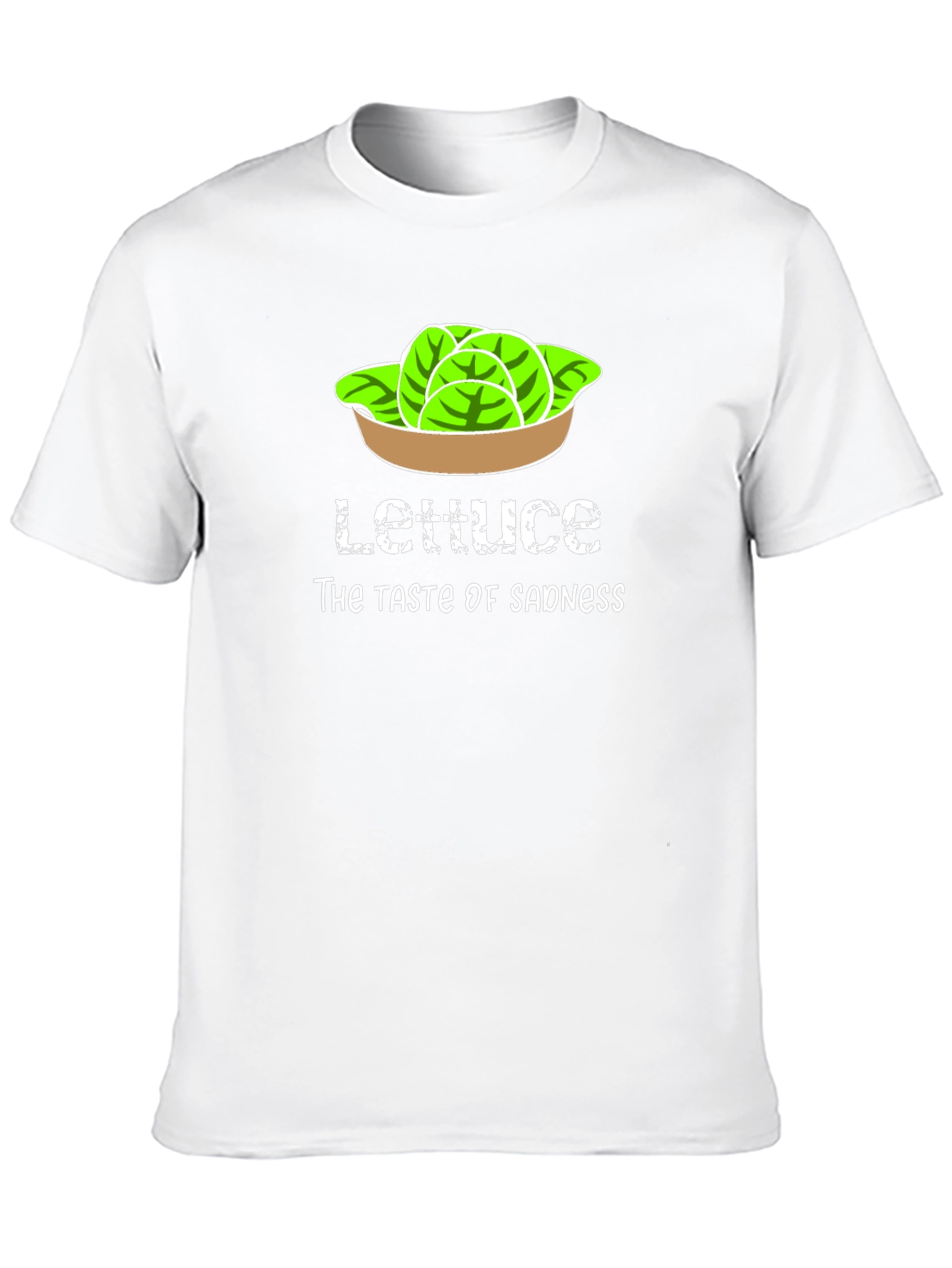 Lettuce Taste of Sadness Black T-Shirt