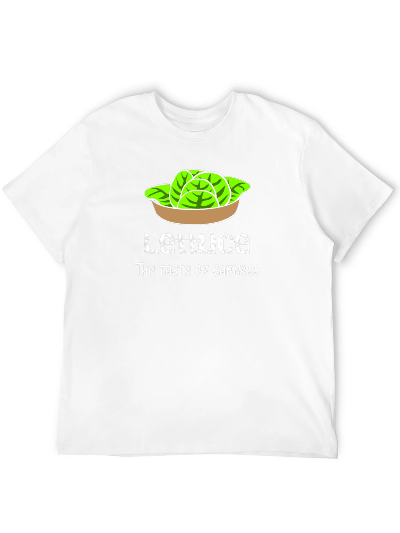 Lettuce Taste of Sadness Black T-Shirt